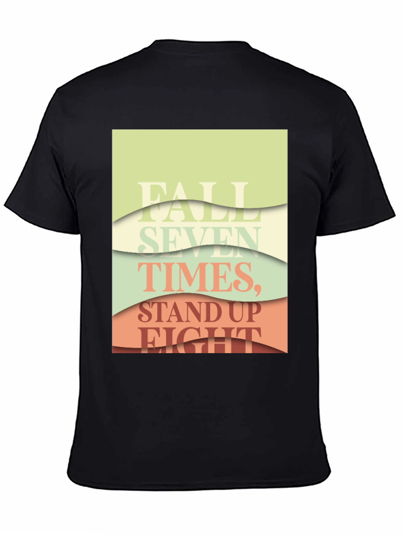 Inspirational Layered Text T-Shirt
