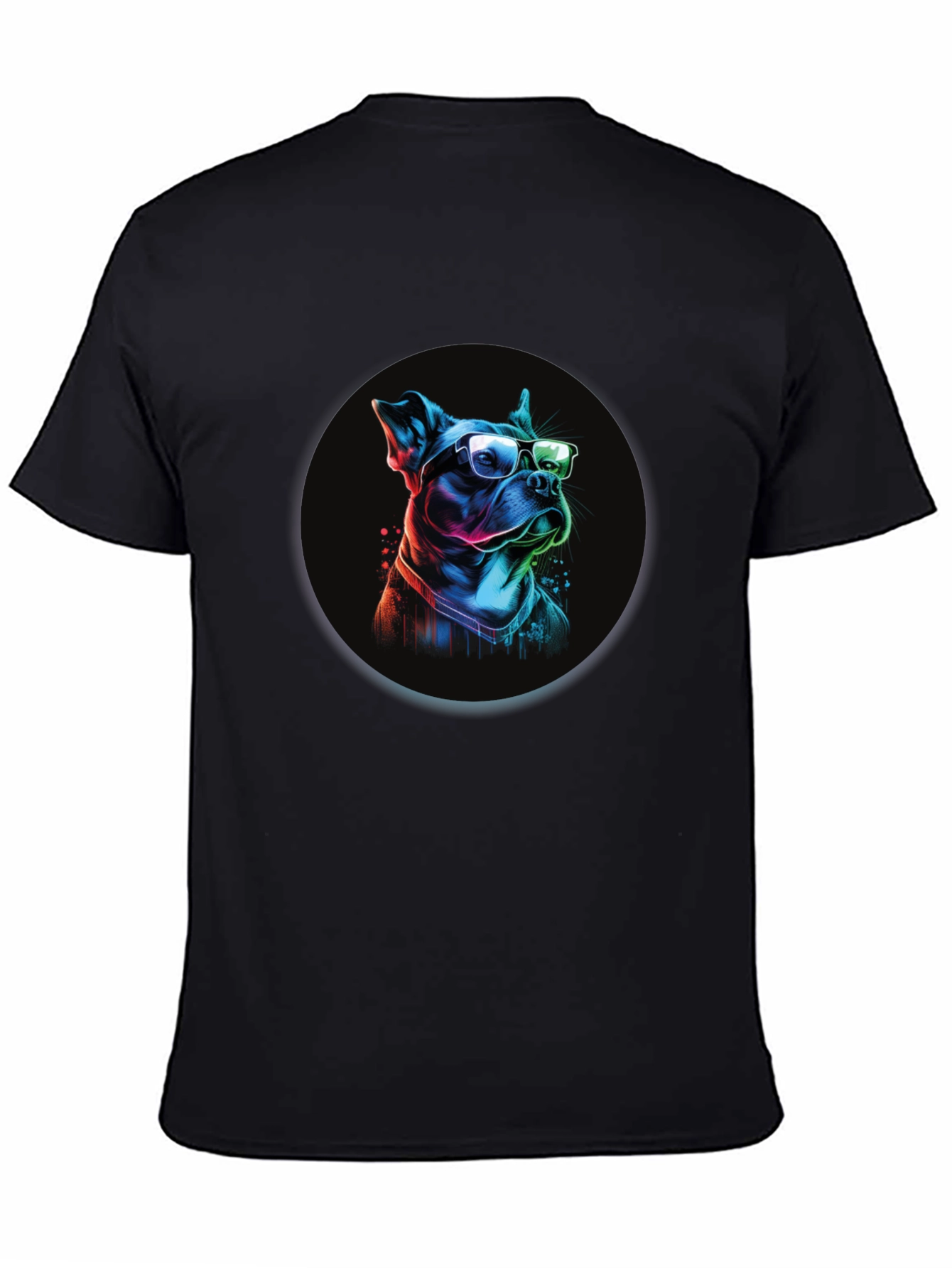 Dog with Glasses Graphic Tee