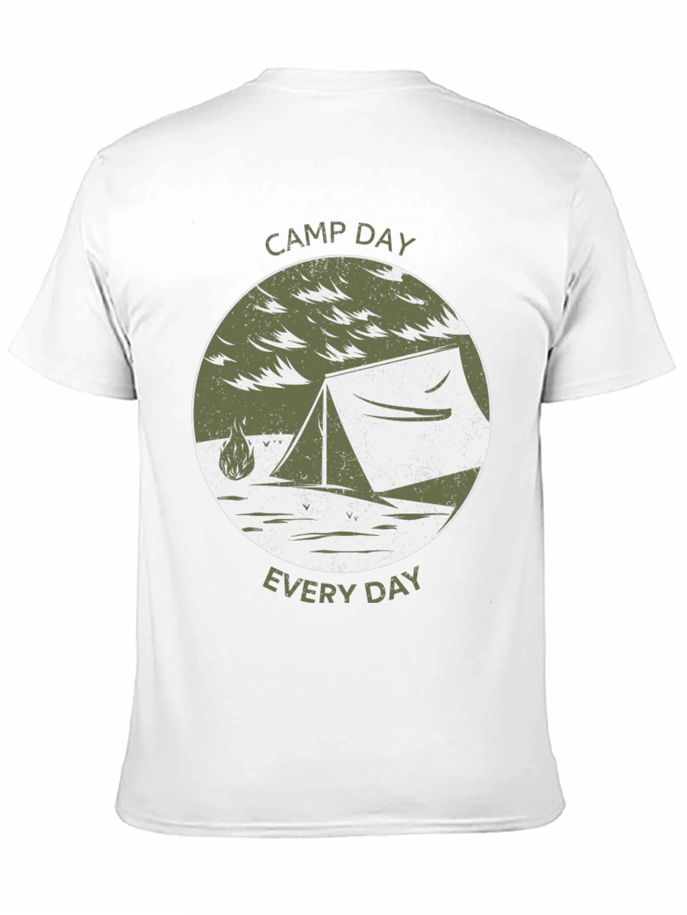 Camp Day Everyday T-Shirt Camping Tent Tee