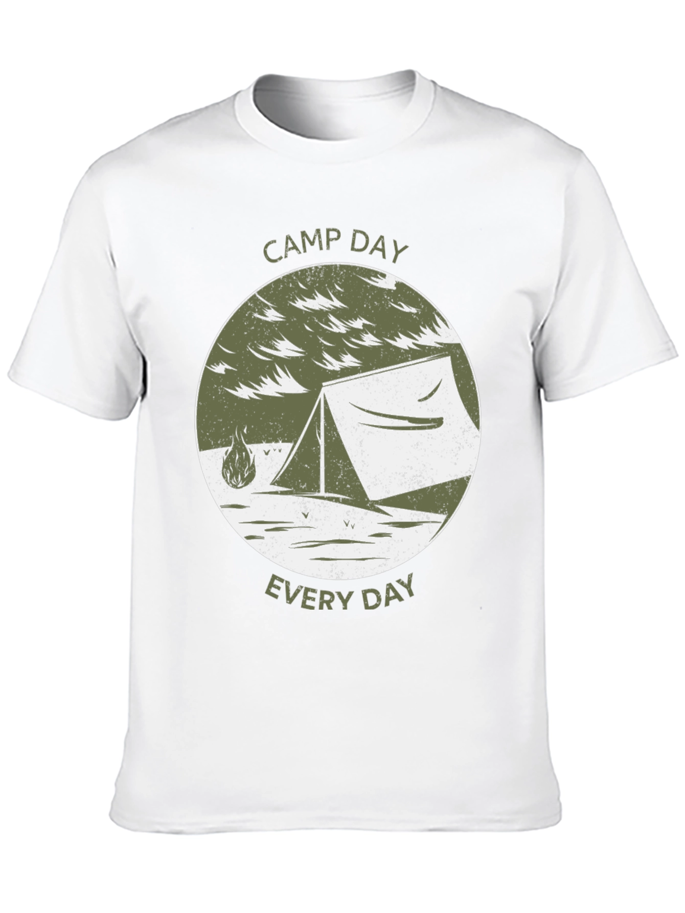 Camp Day Everyday T-Shirt Camping Tent Tee