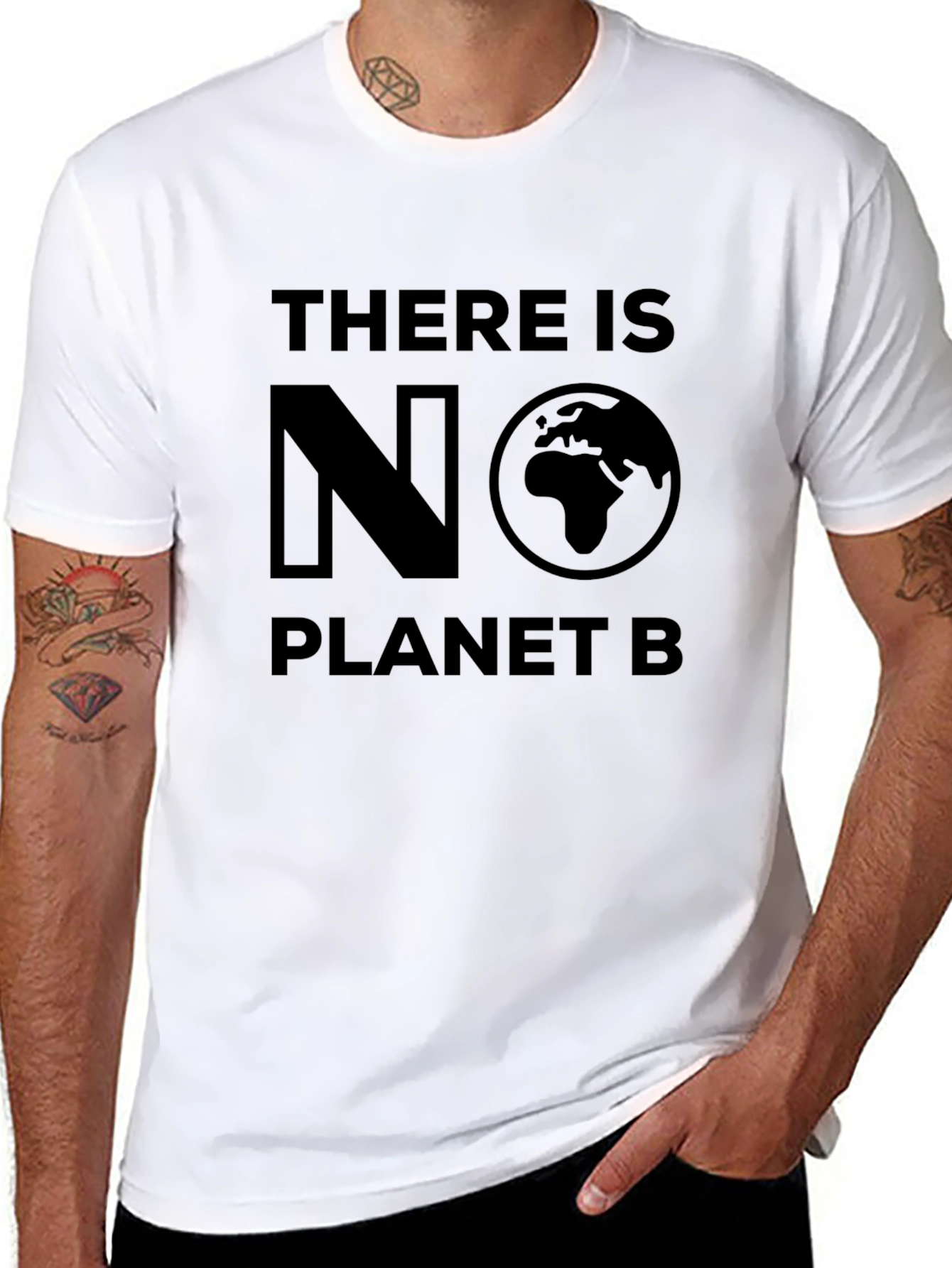 No Planet B Graphic Tee - Eco Awareness Shirt