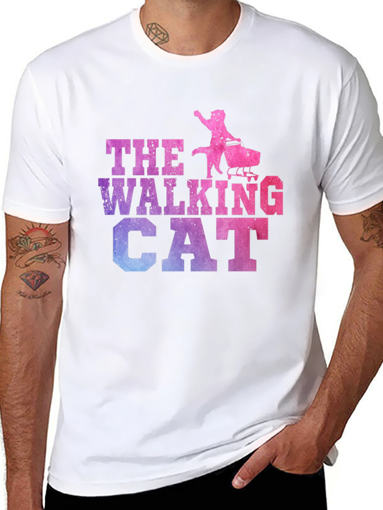 The Walking Cat T-Shirt