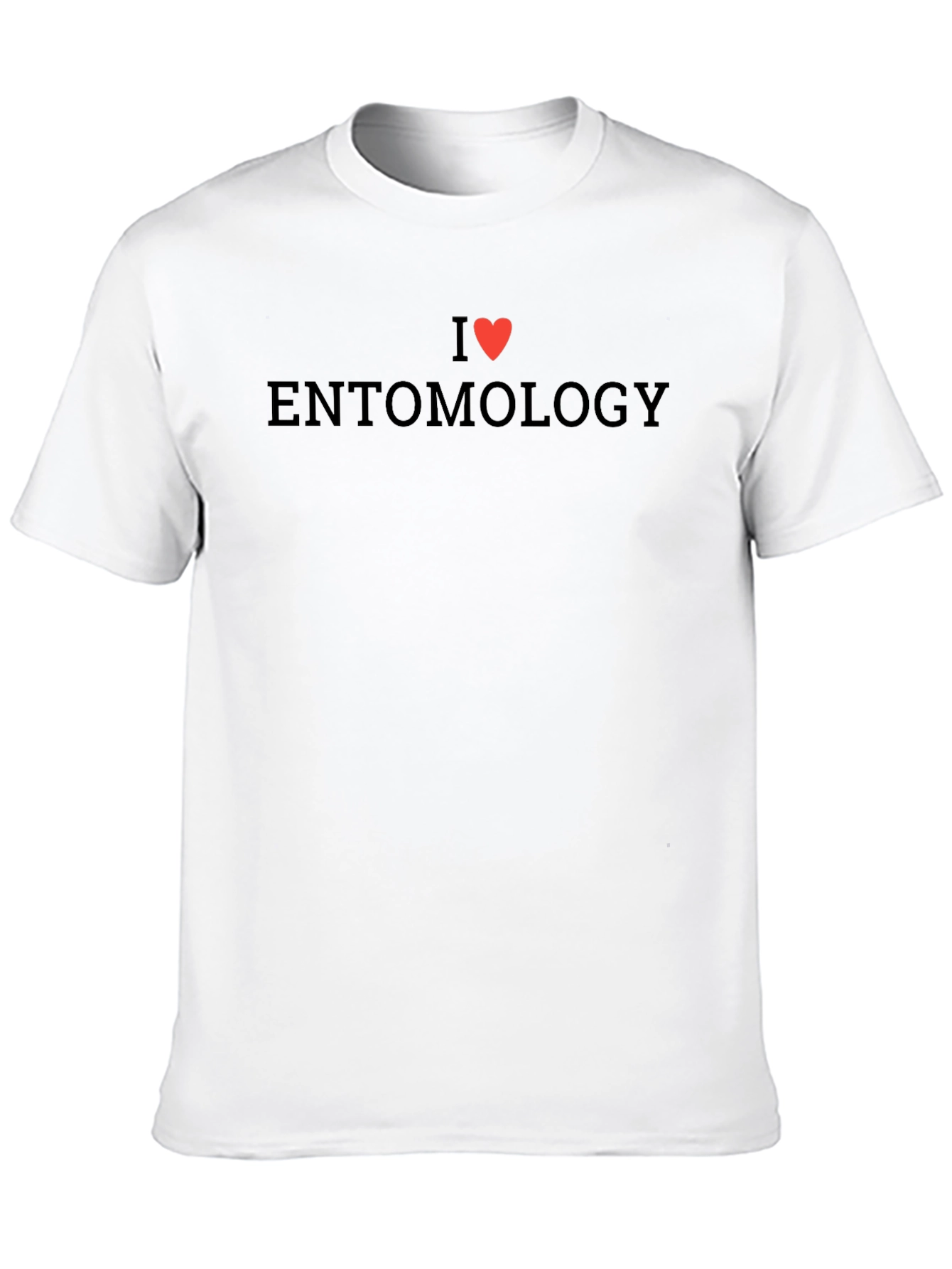 I Heart Entomology T-Shirt - Black Cotton Tee