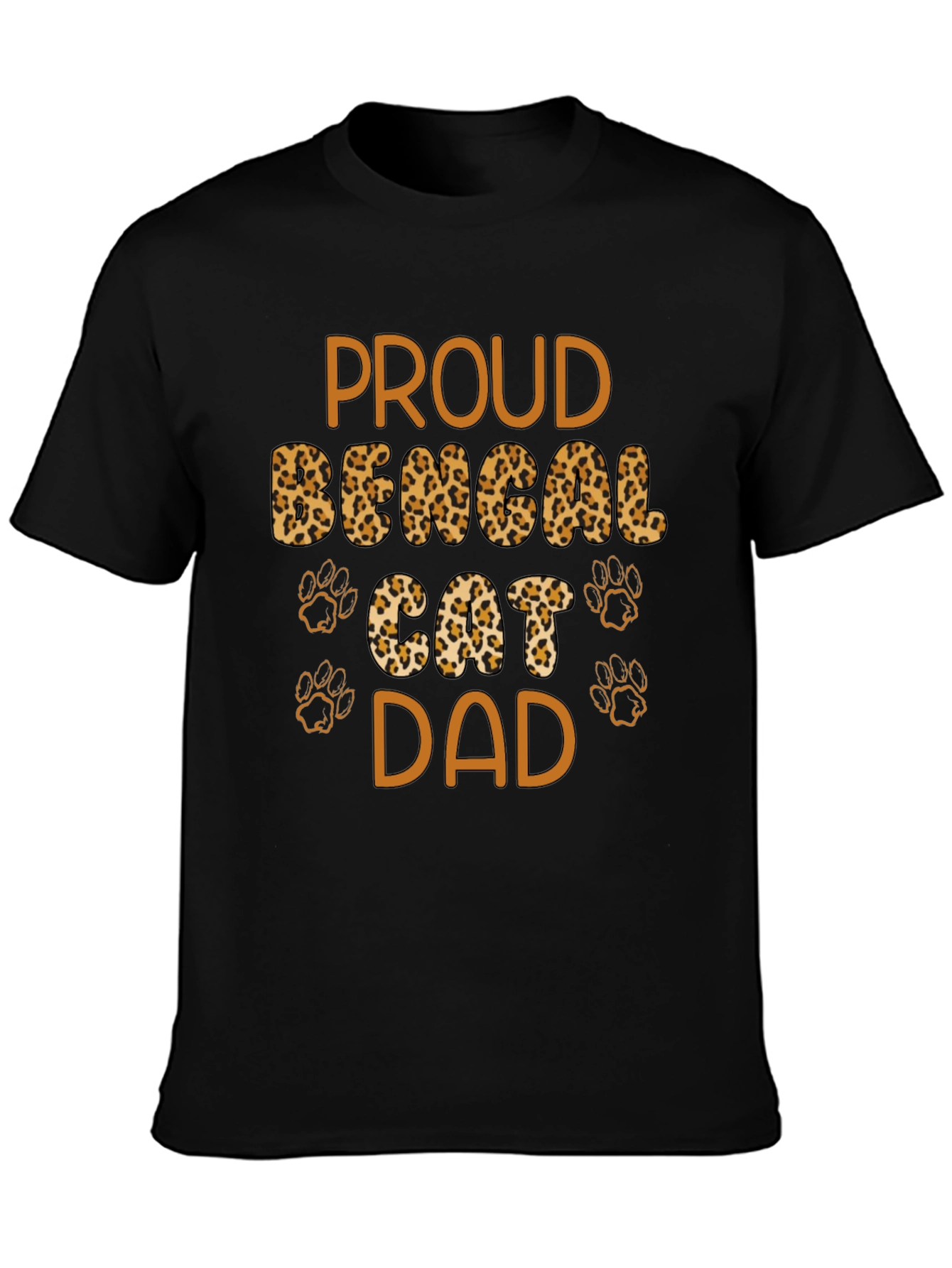 Proud Bengal Cat Dad T-Shirt
