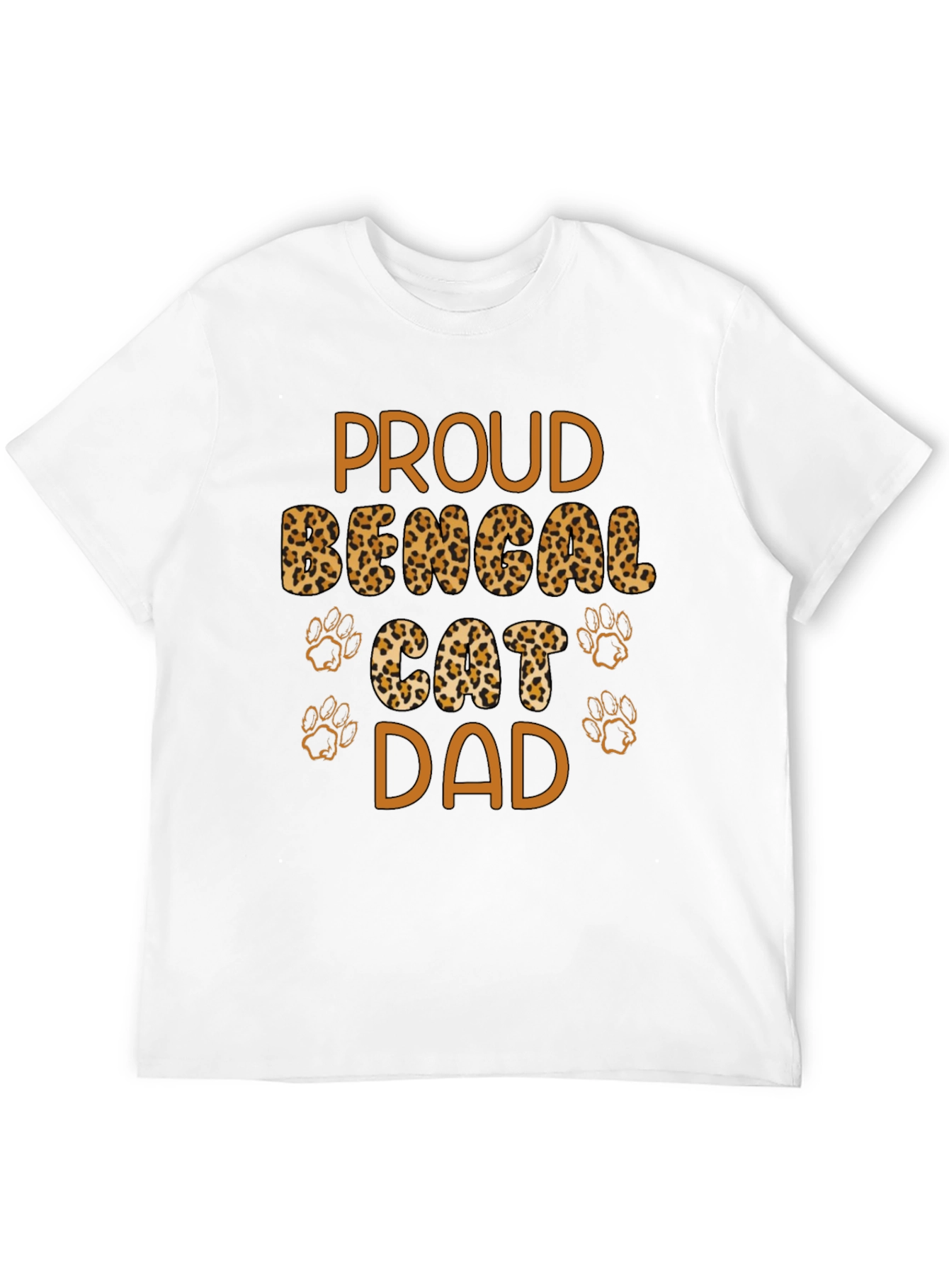 Proud Bengal Cat Dad T-Shirt