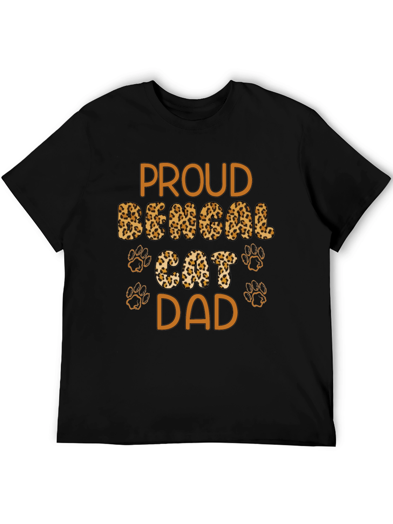 Proud Bengal Cat Dad T-Shirt