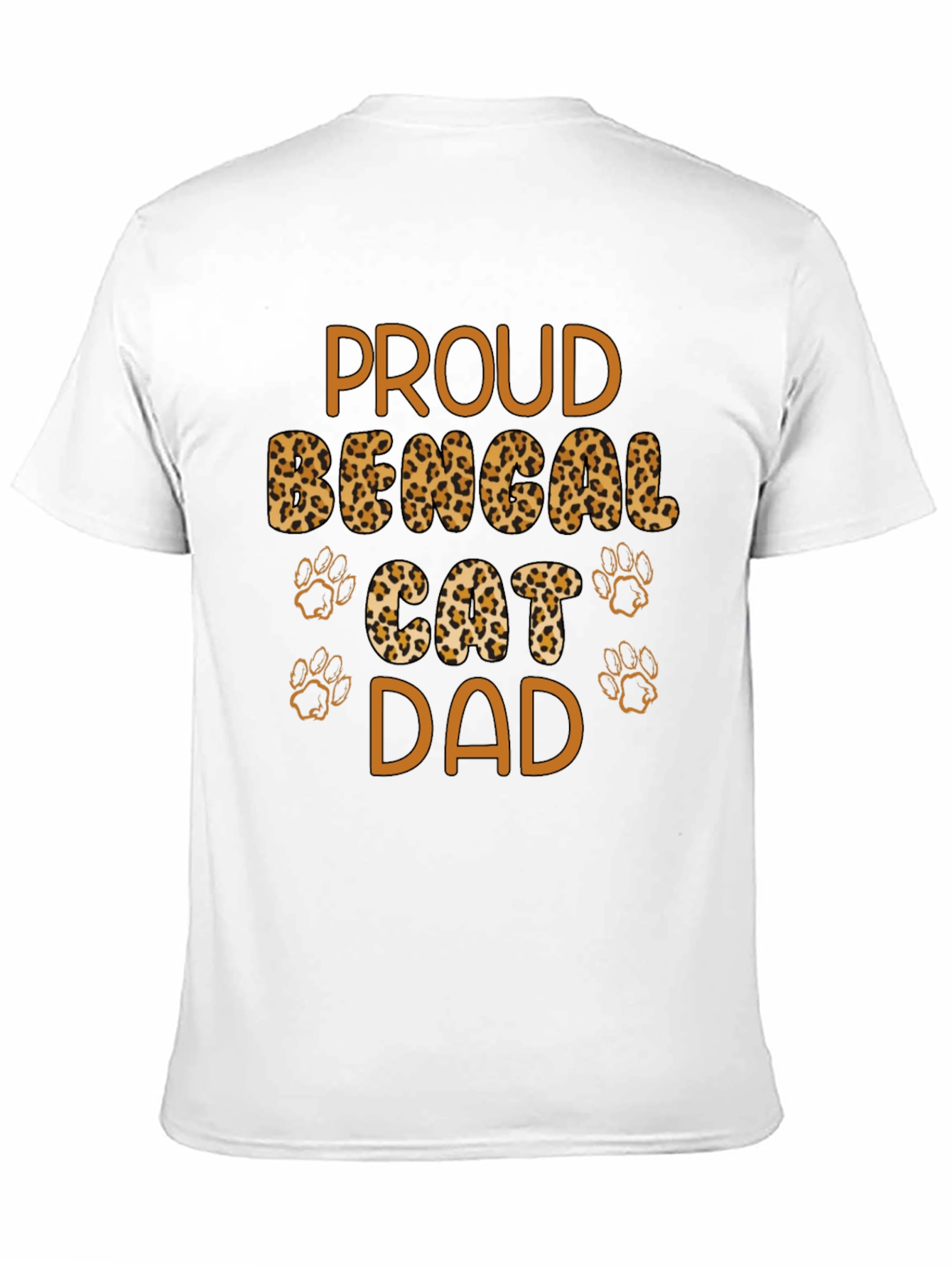 Proud Bengal Cat Dad T-Shirt