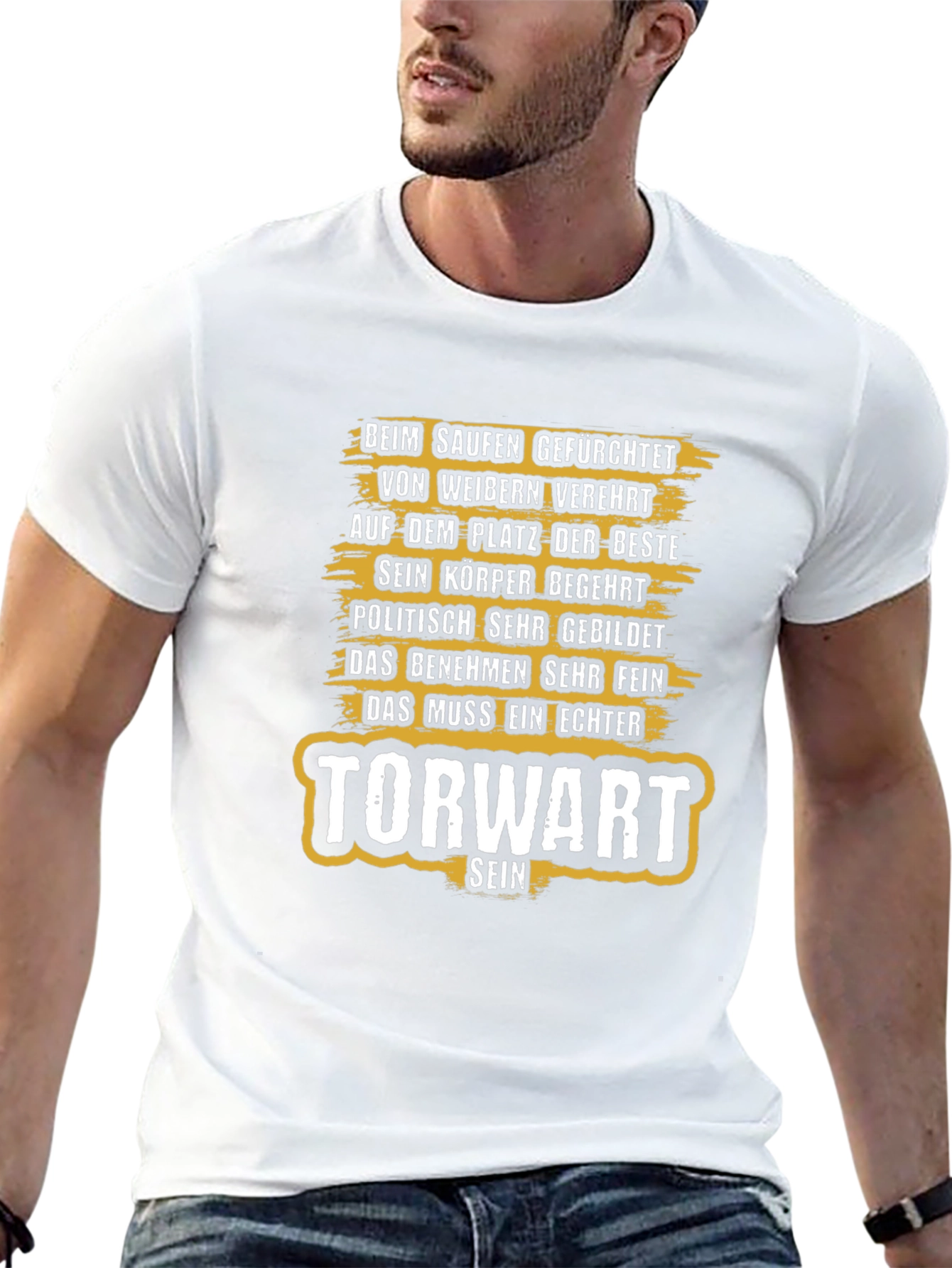 Torwart T-Shirt: Fearless Goalkeeper Graphic Tee
