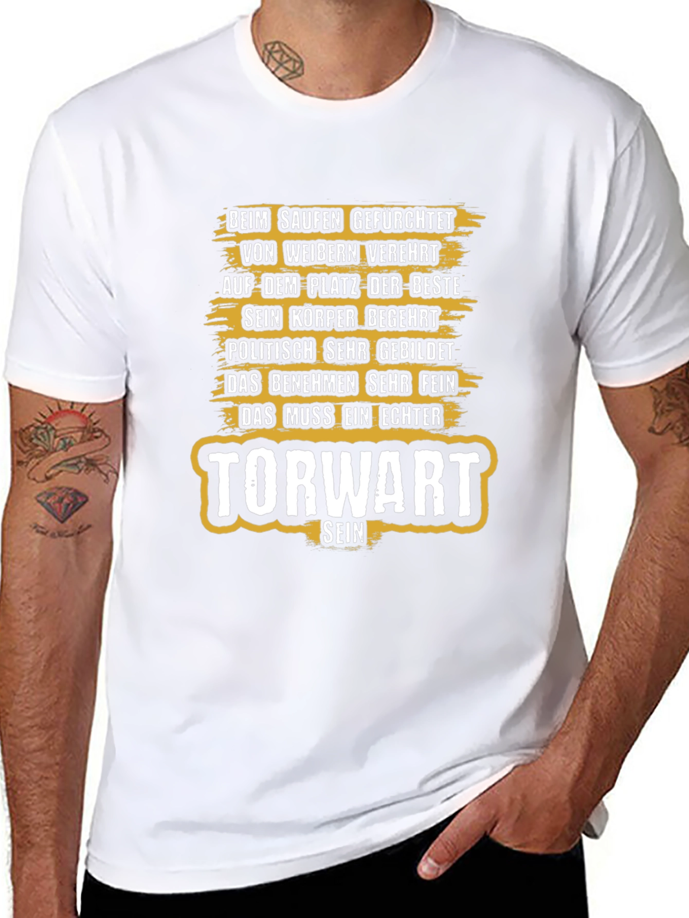 Torwart T-Shirt: Fearless Goalkeeper Graphic Tee