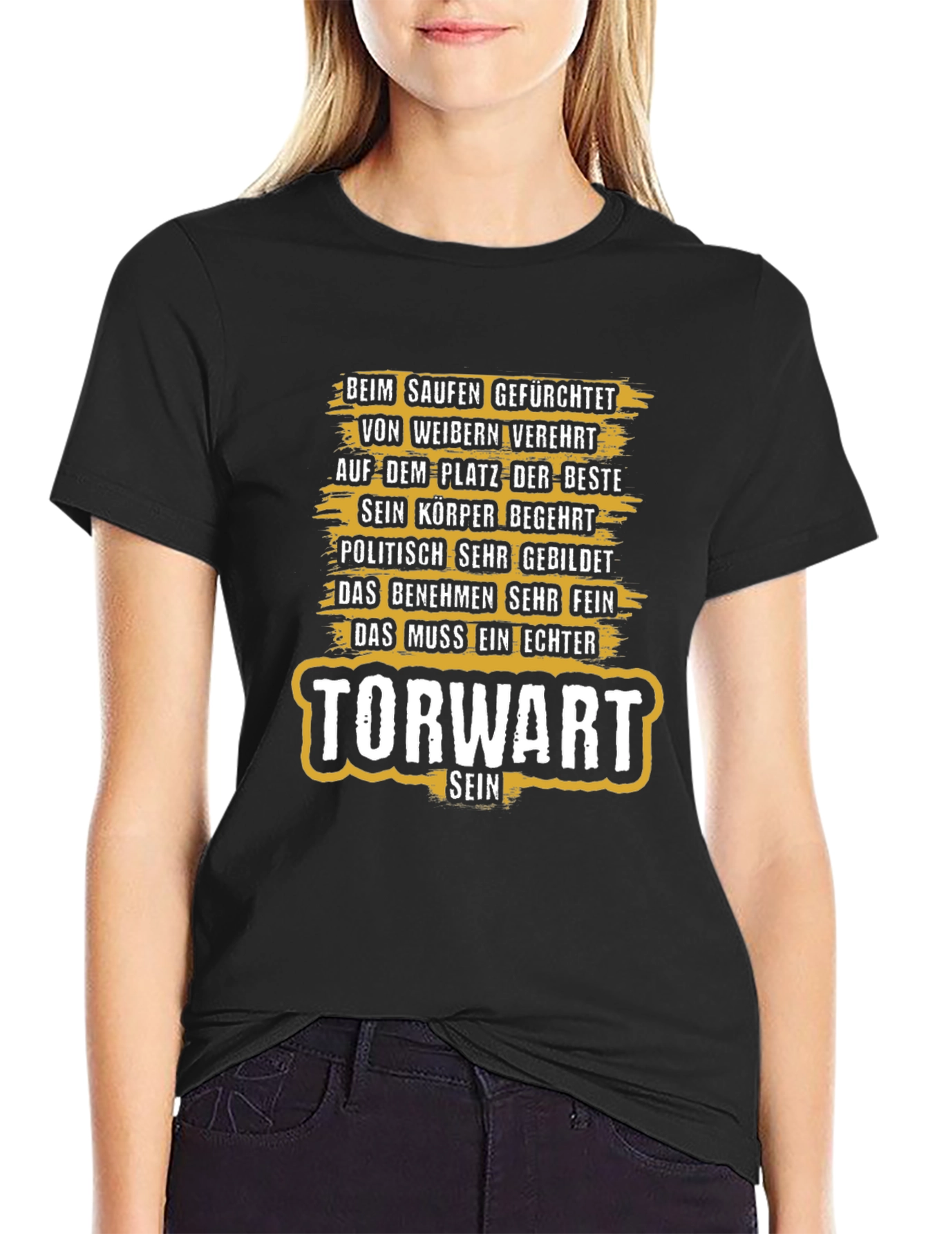 Torwart T-Shirt: Fearless Goalkeeper Graphic Tee