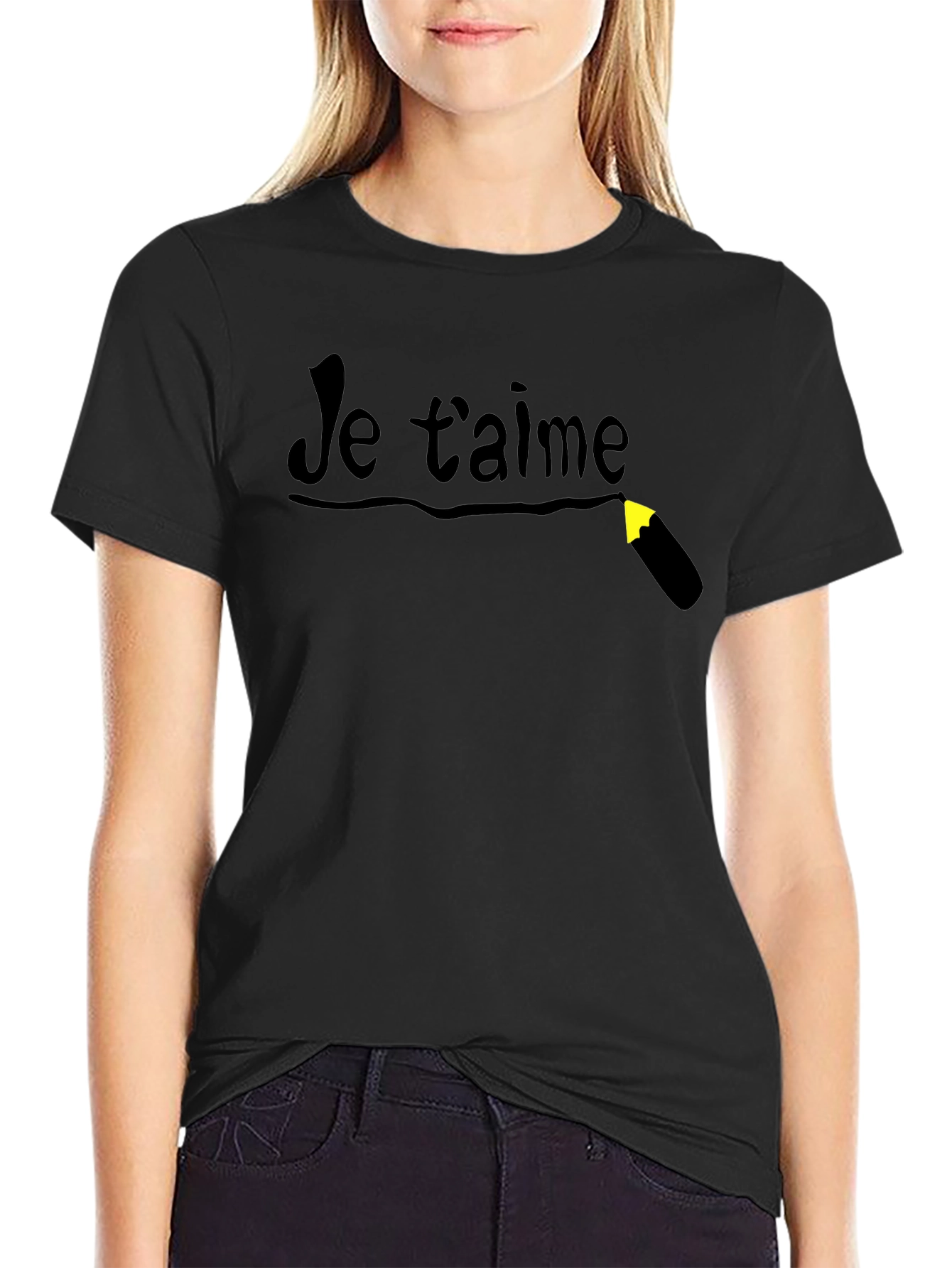 Je taime Black Tee