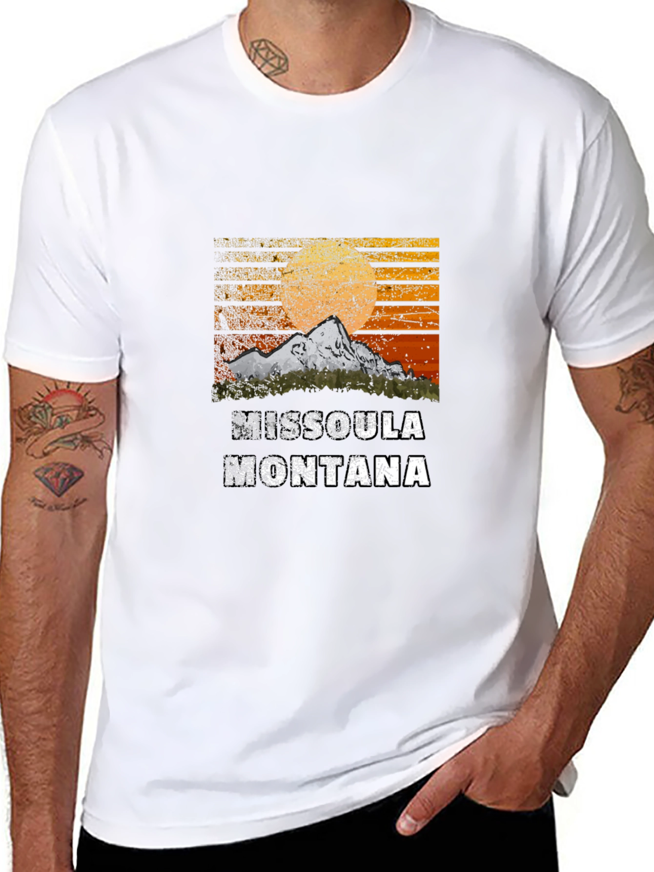 Missoula Montana Mountain Graphic Tee