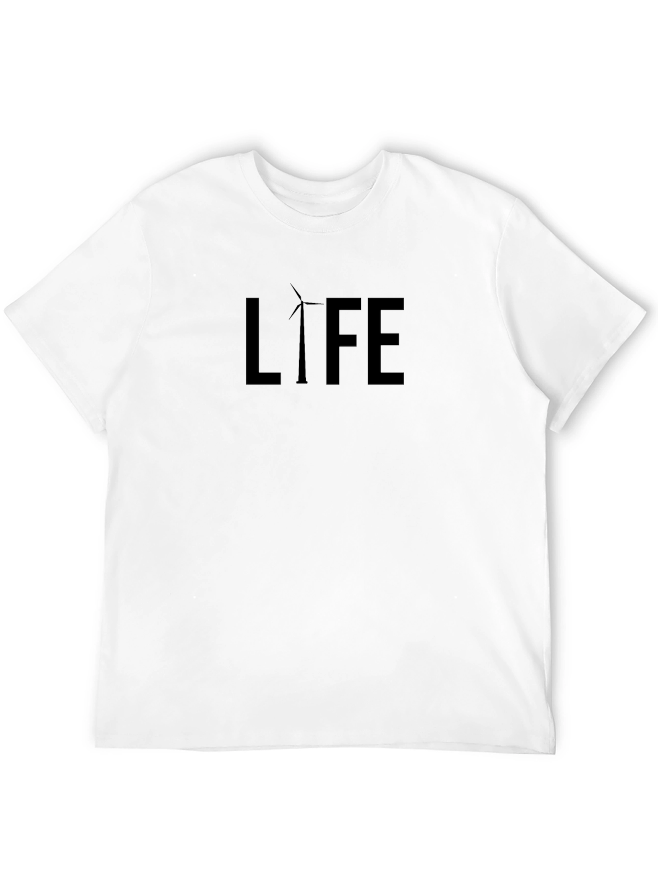 Life Windmill Graphic T-Shirt - Sustainable Style
