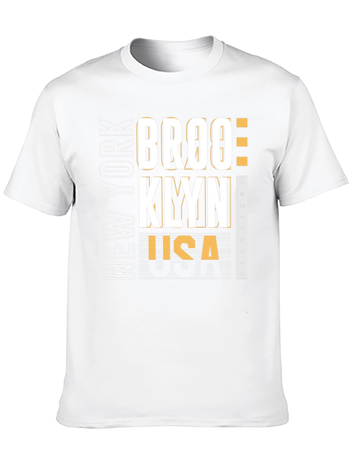 Brooklyn NY USA Graphic Tee - Black