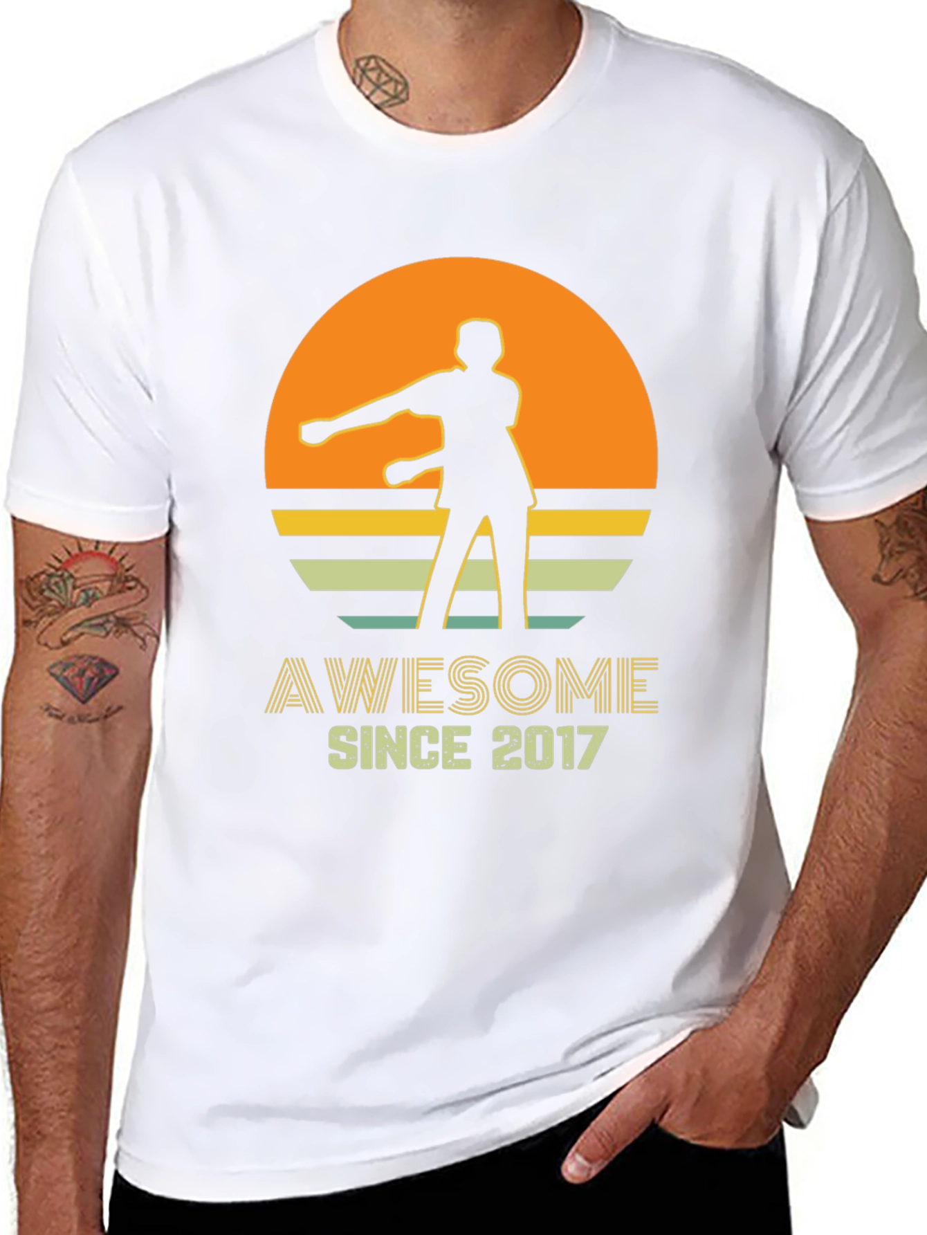 Awesome Since 2017 Graphic T-Shirt