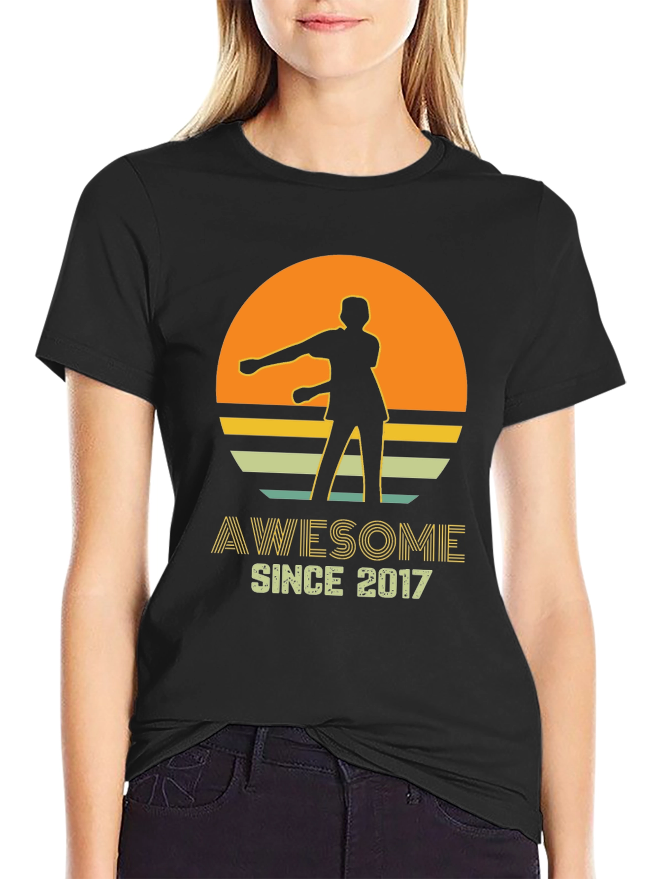 Awesome Since 2017 Graphic T-Shirt