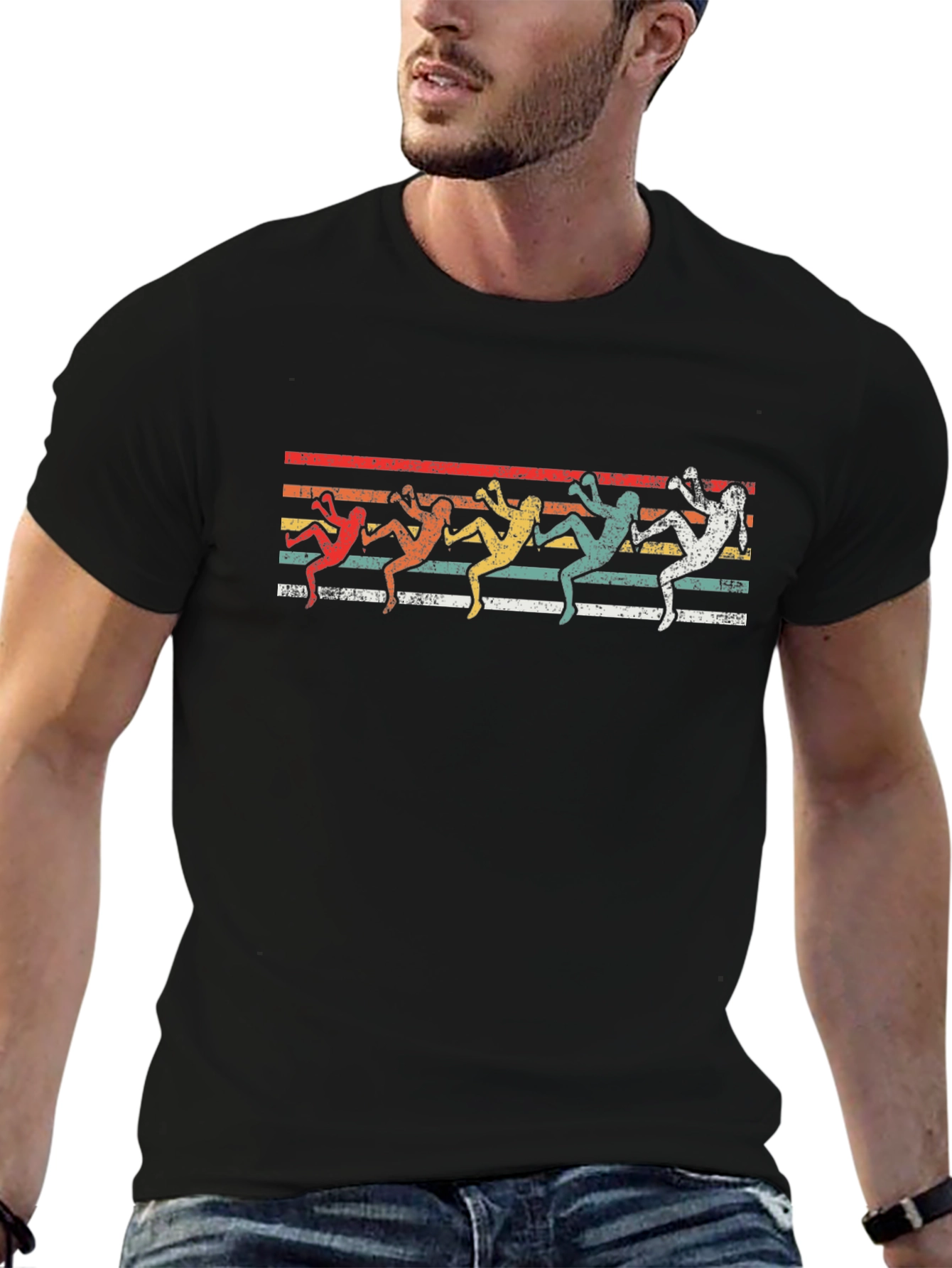 Retro Rock Climbing T-Shirt