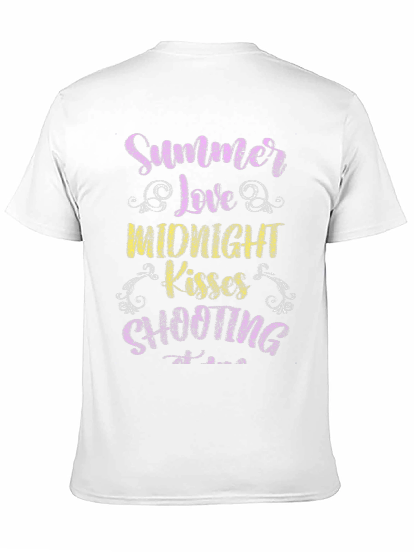 Summer Love Midnight Kisses Shooting Stars Tee