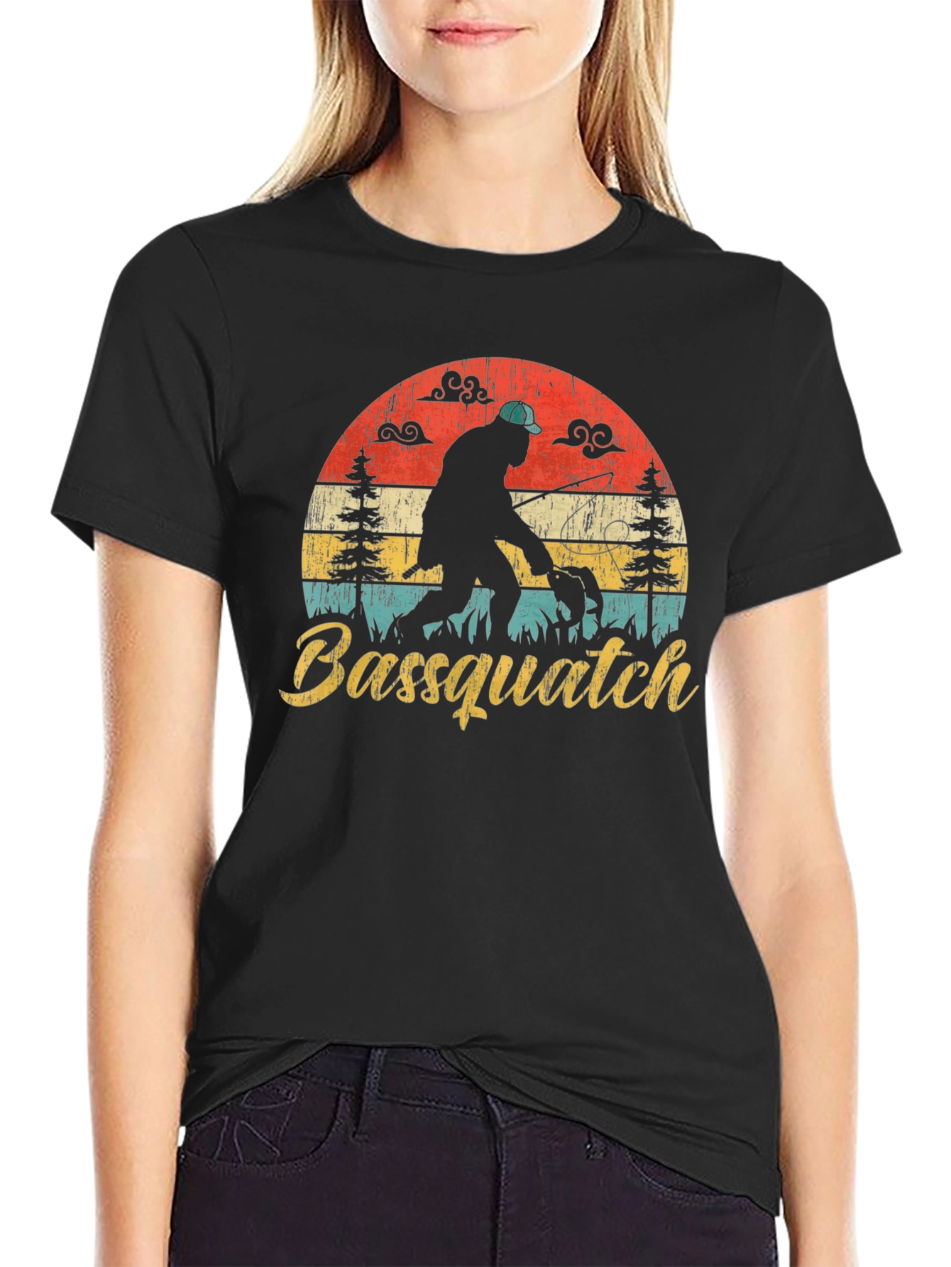 Bassquatch Fishing T-Shirt
