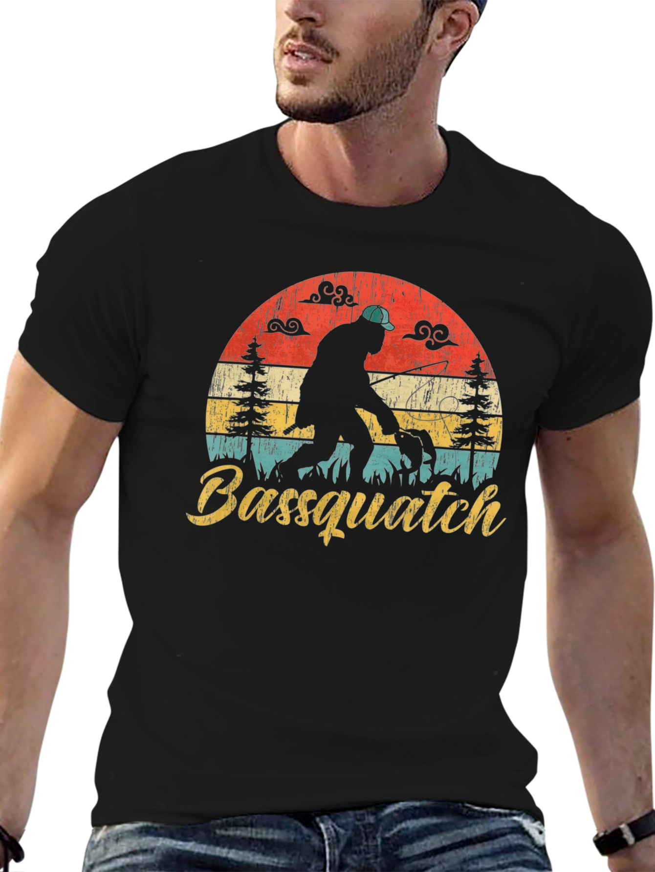 Bassquatch Fishing T-Shirt