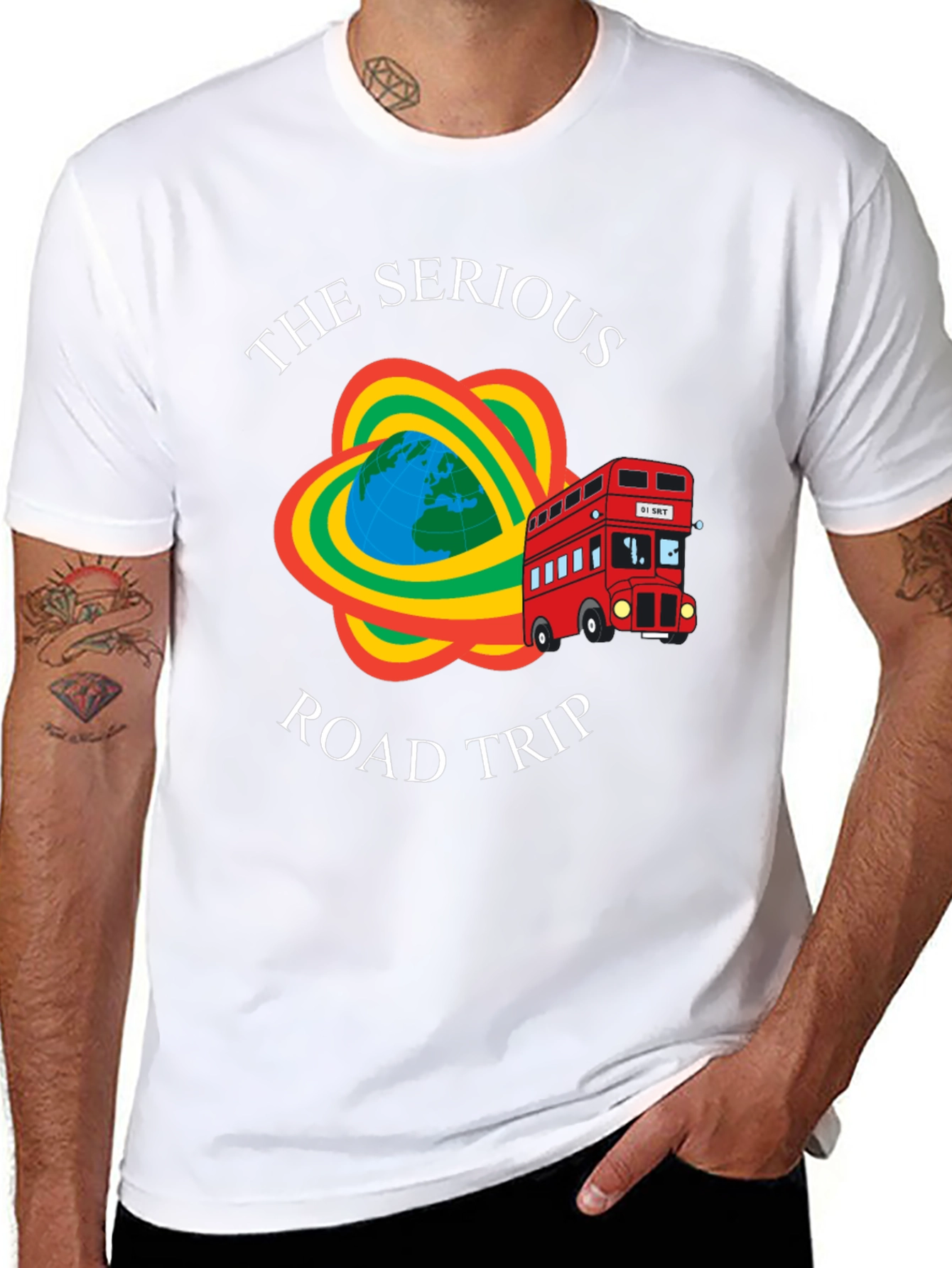The Serious Road Trip Black T-Shirt