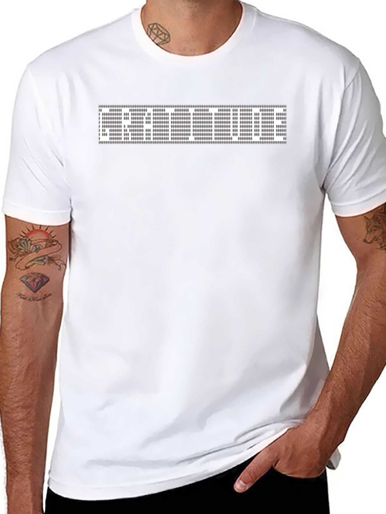 Pixelated Gratitude T-Shirt - Unique Graphic Tee