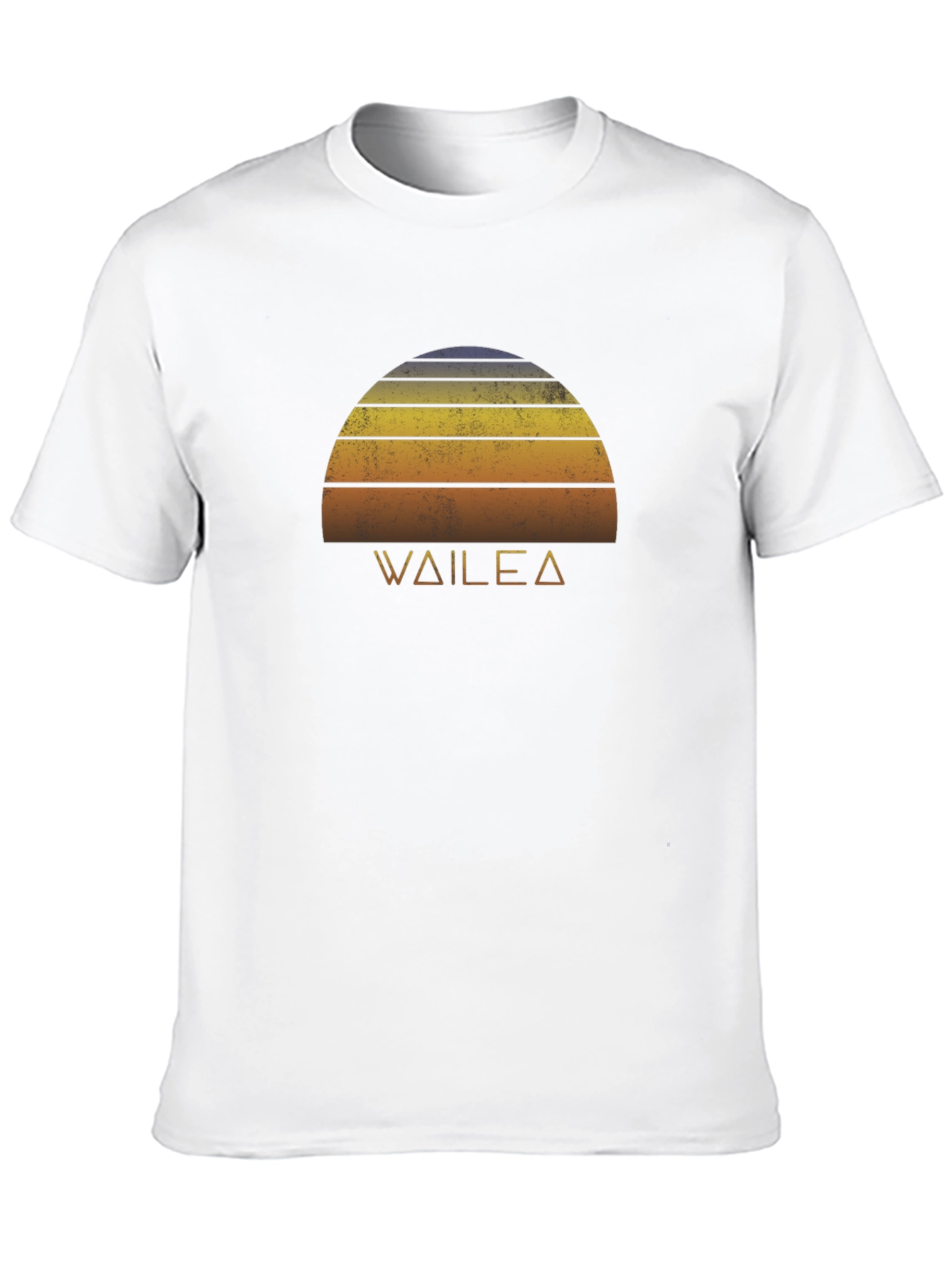 Wailea Sunset Graphic Tee - Retro Style T-Shirt