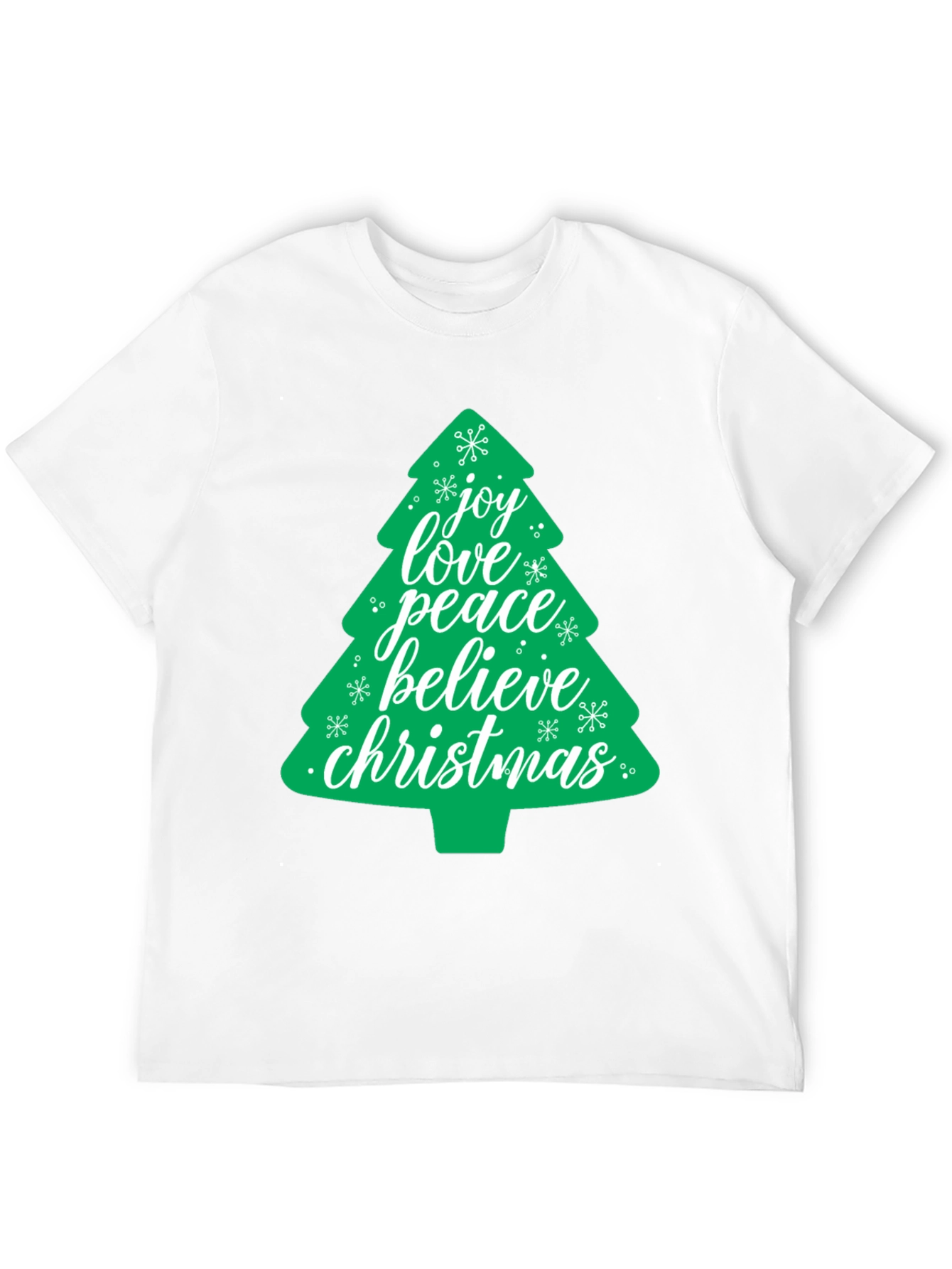 Festive Christmas Tree Graphic Tee