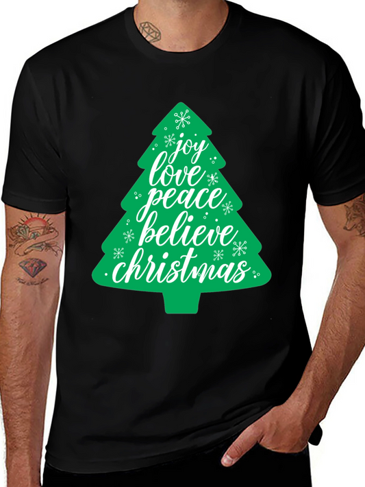 Festive Christmas Tree Graphic Tee