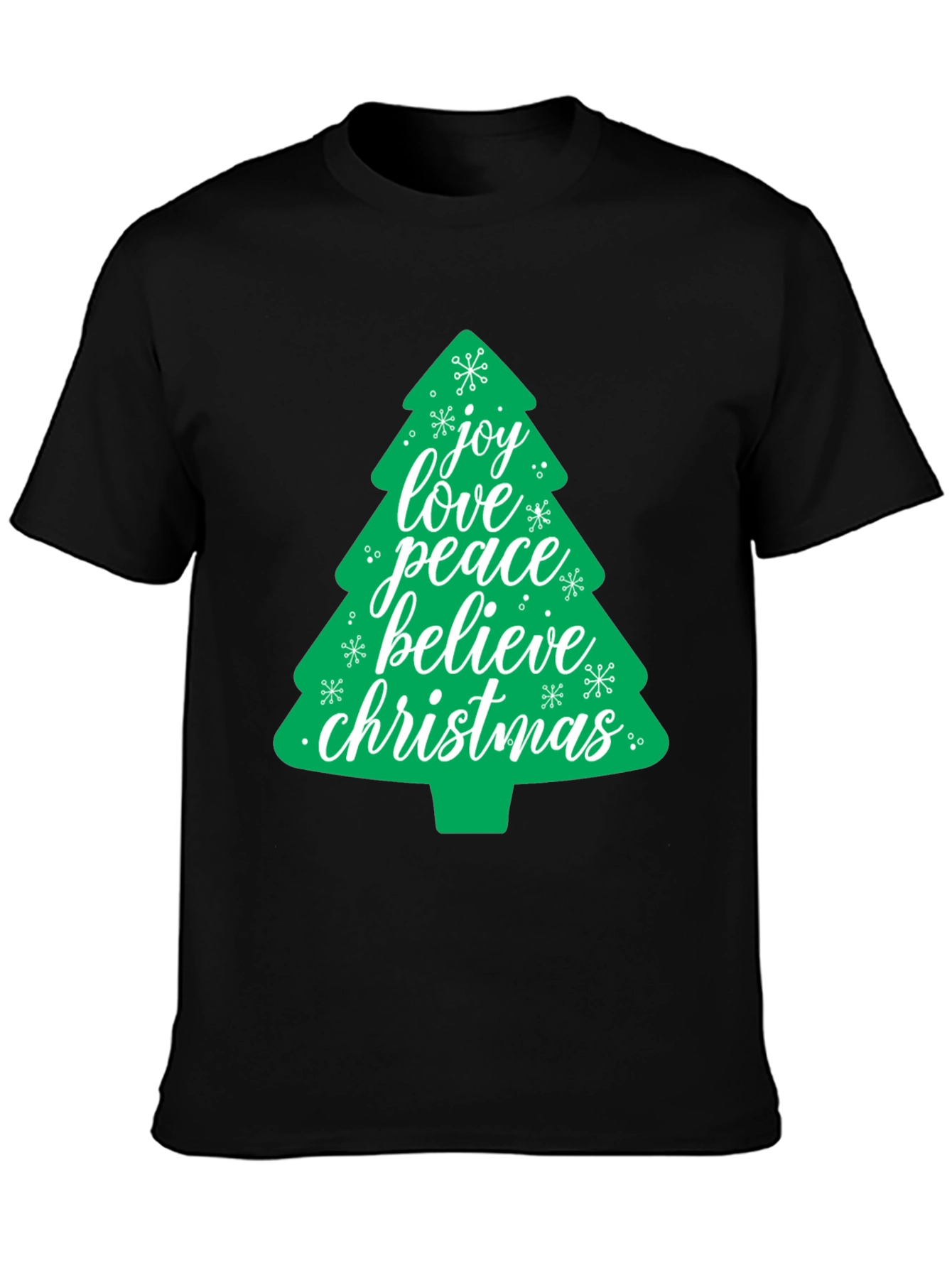 Festive Christmas Tree Graphic Tee