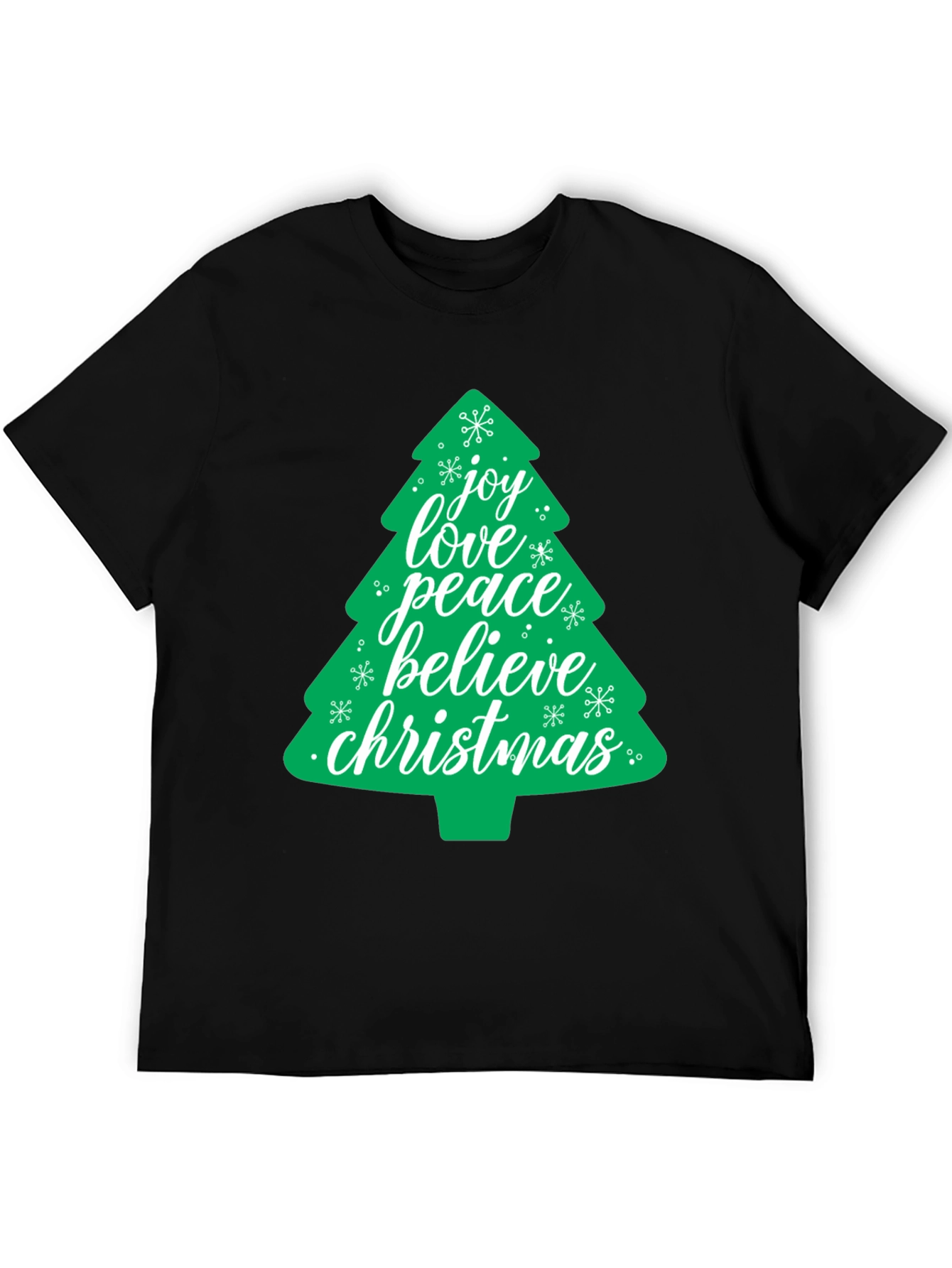 Festive Christmas Tree Graphic Tee