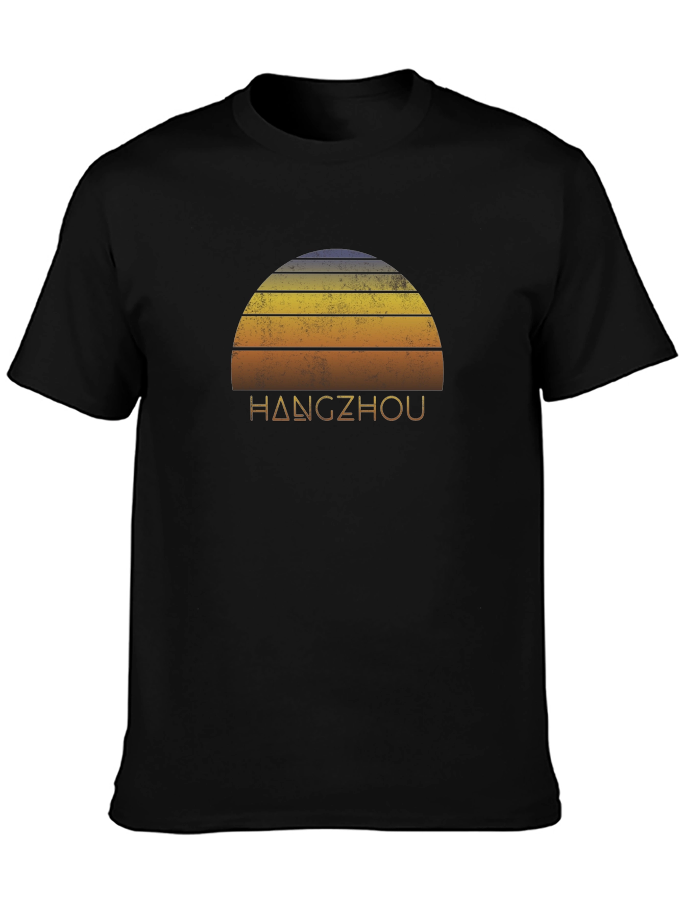 Hangzhou Retro Sunset Graphic Tee