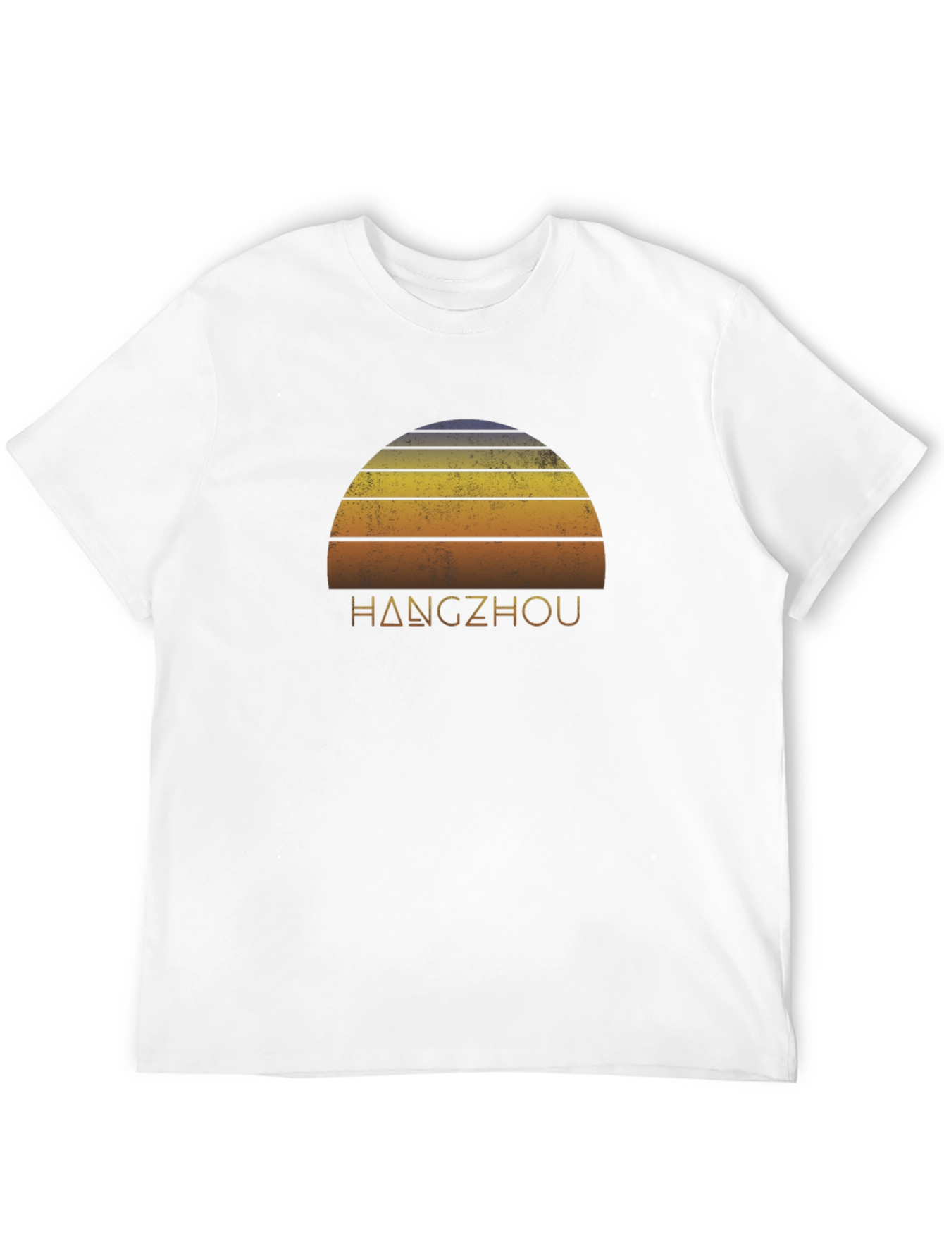 Hangzhou Retro Sunset Graphic Tee