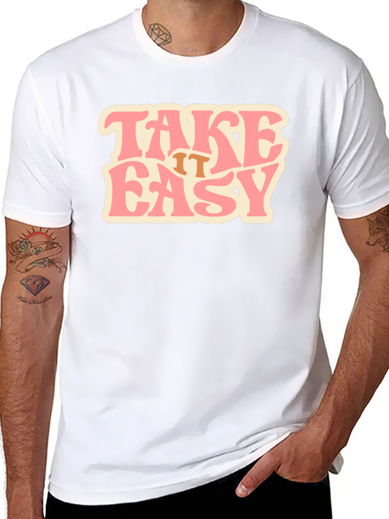Take it Easy Black T-Shirt