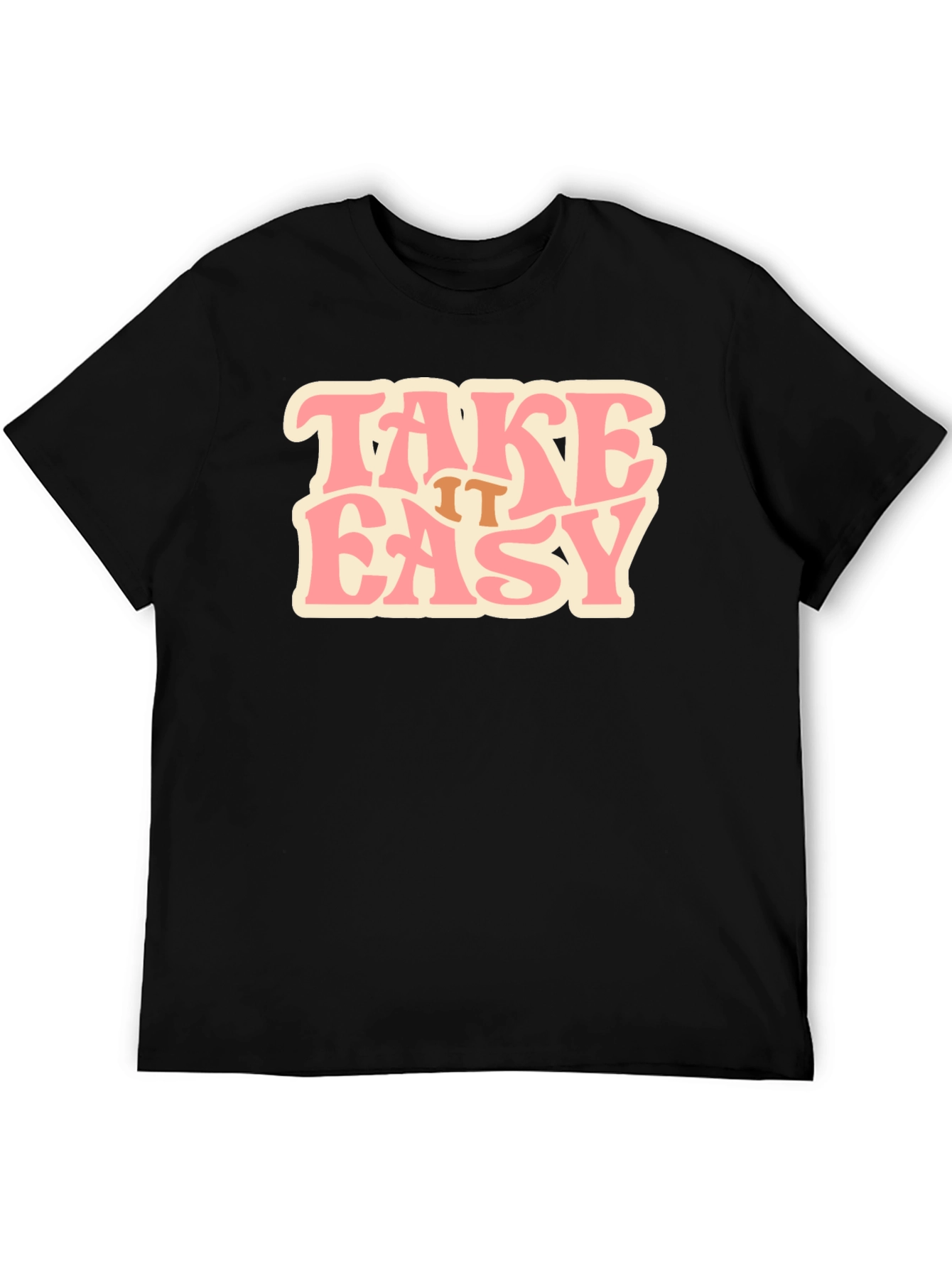 Take it Easy Black T-Shirt