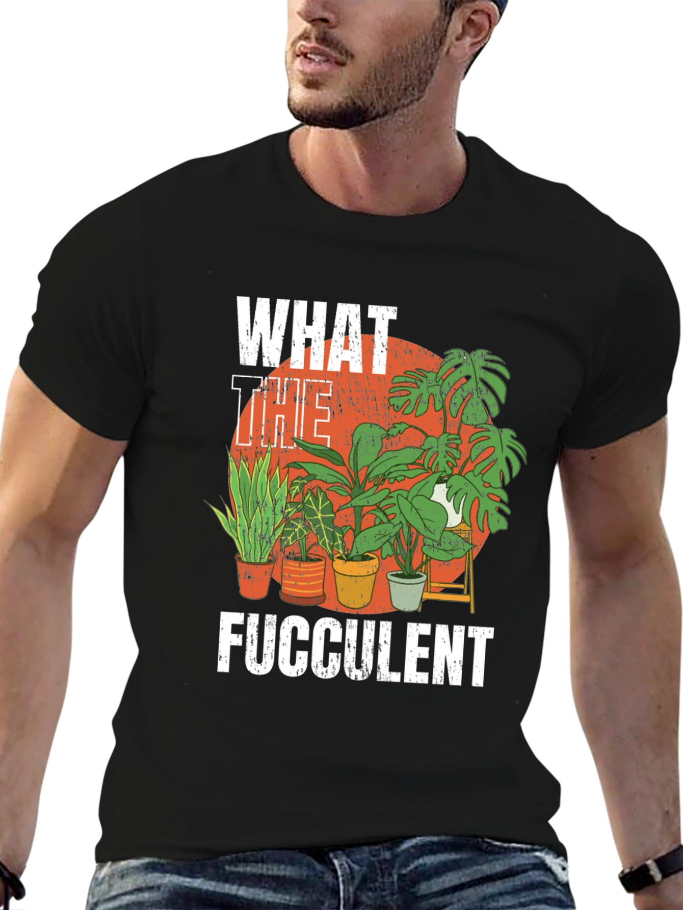 What the Fucculent Funny Plant Lover T-Shirt