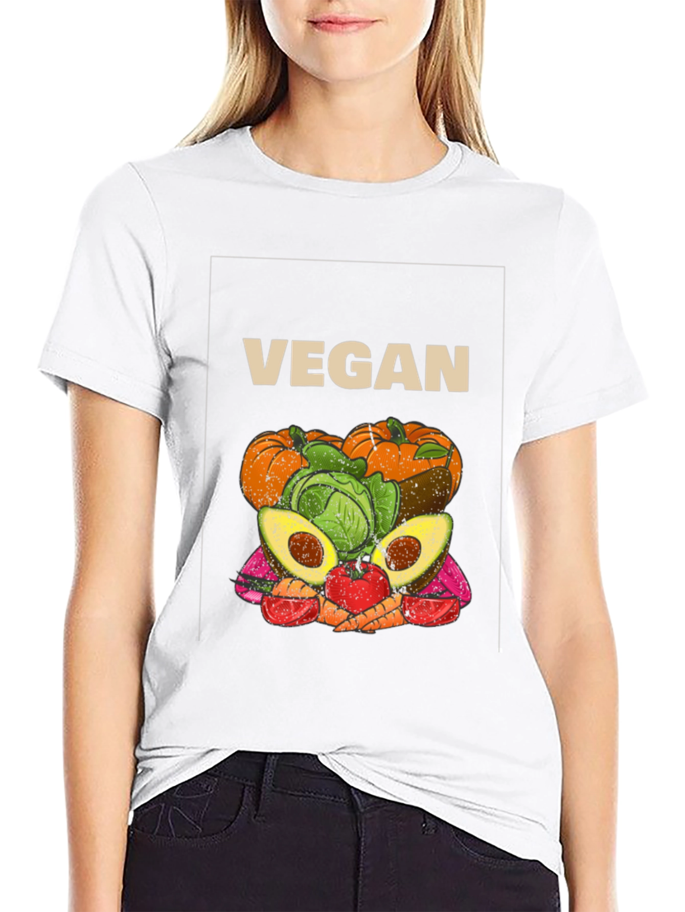 Vegan Food T-Shirt - Unisex Healthy Lifestyle Tee