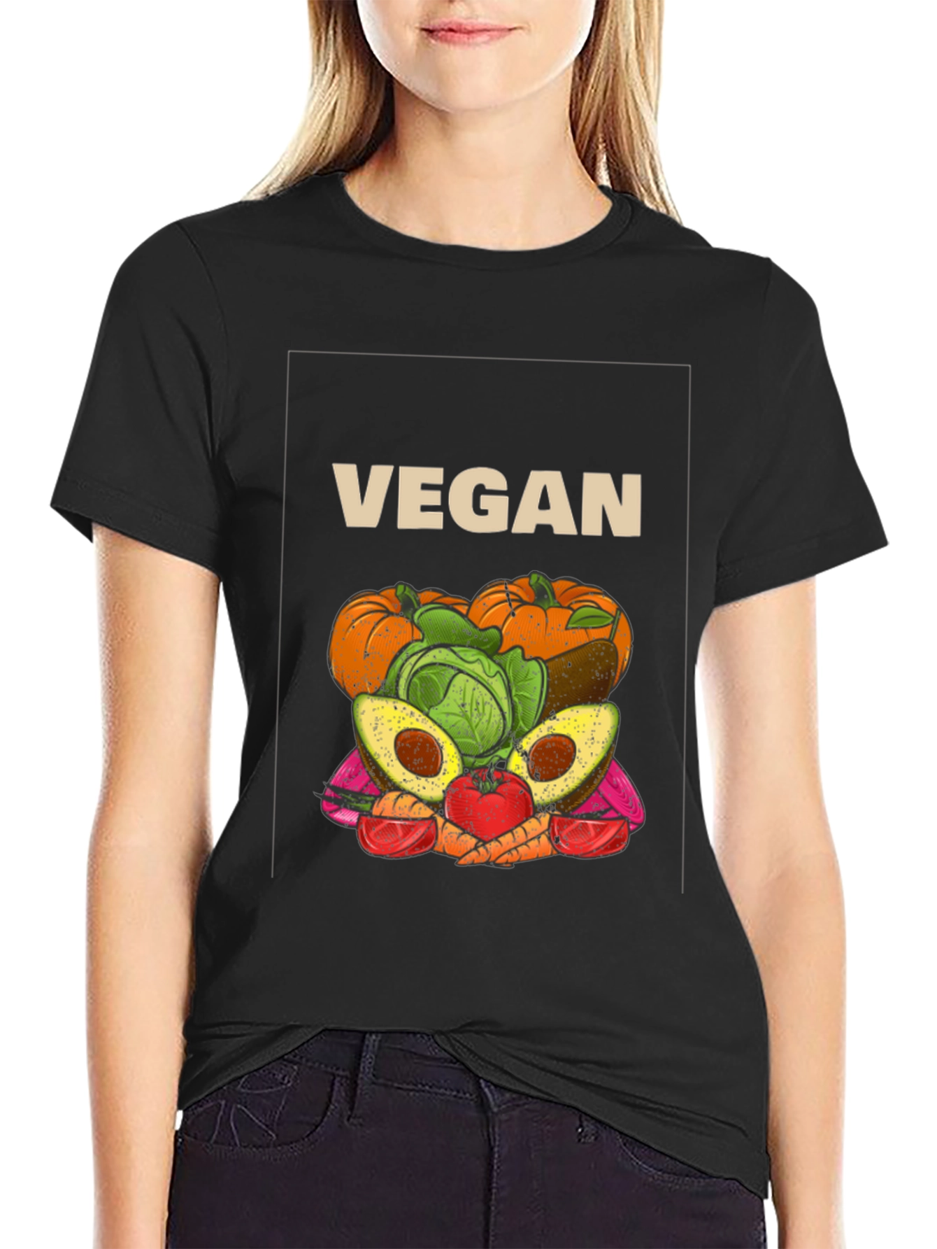 Vegan Food T-Shirt - Unisex Healthy Lifestyle Tee