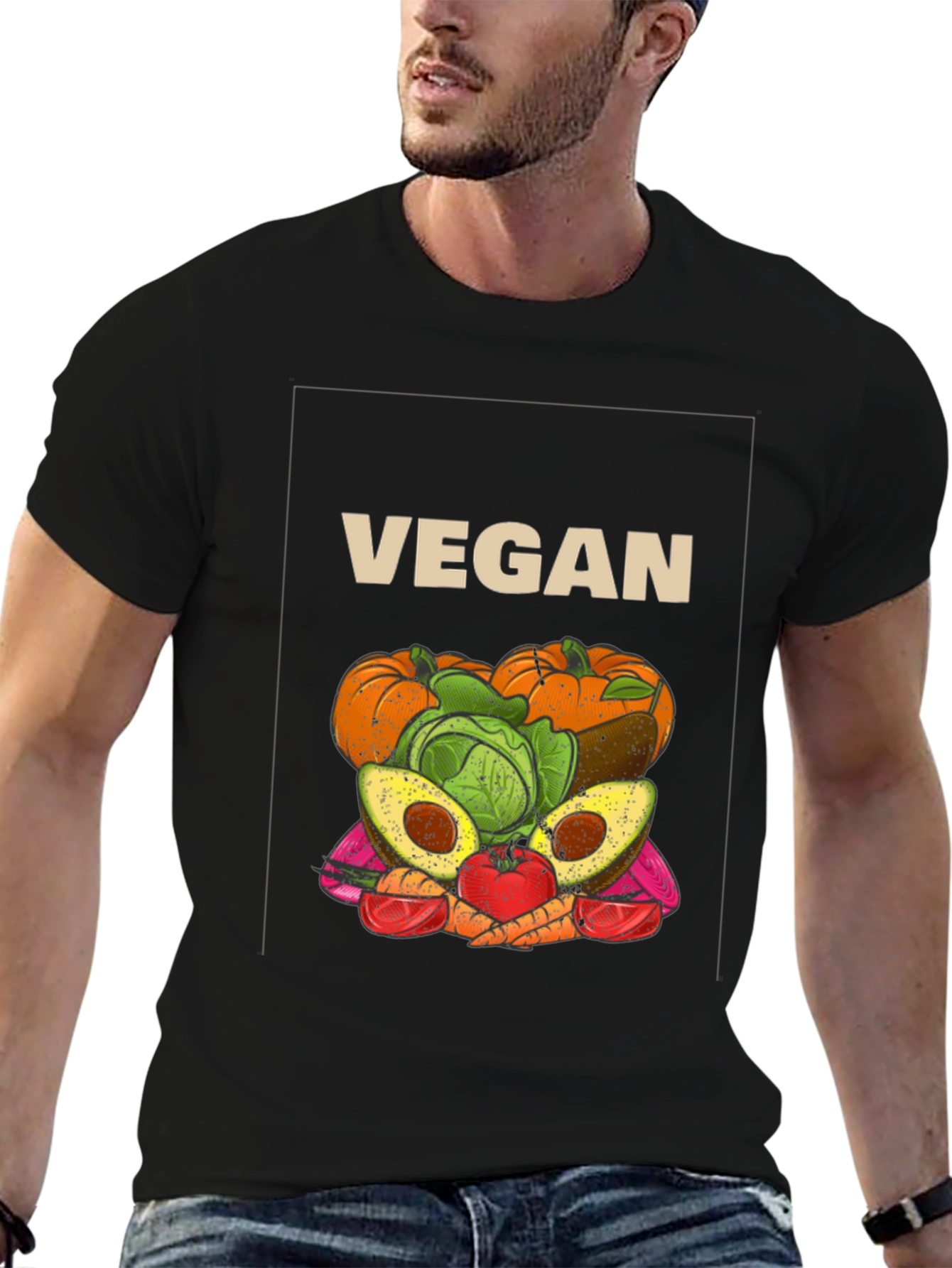 Vegan Food T-Shirt - Unisex Healthy Lifestyle Tee