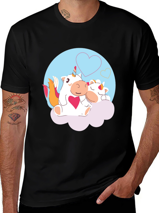 Unicorn Love T-Shirt - Cute Graphic Tee
