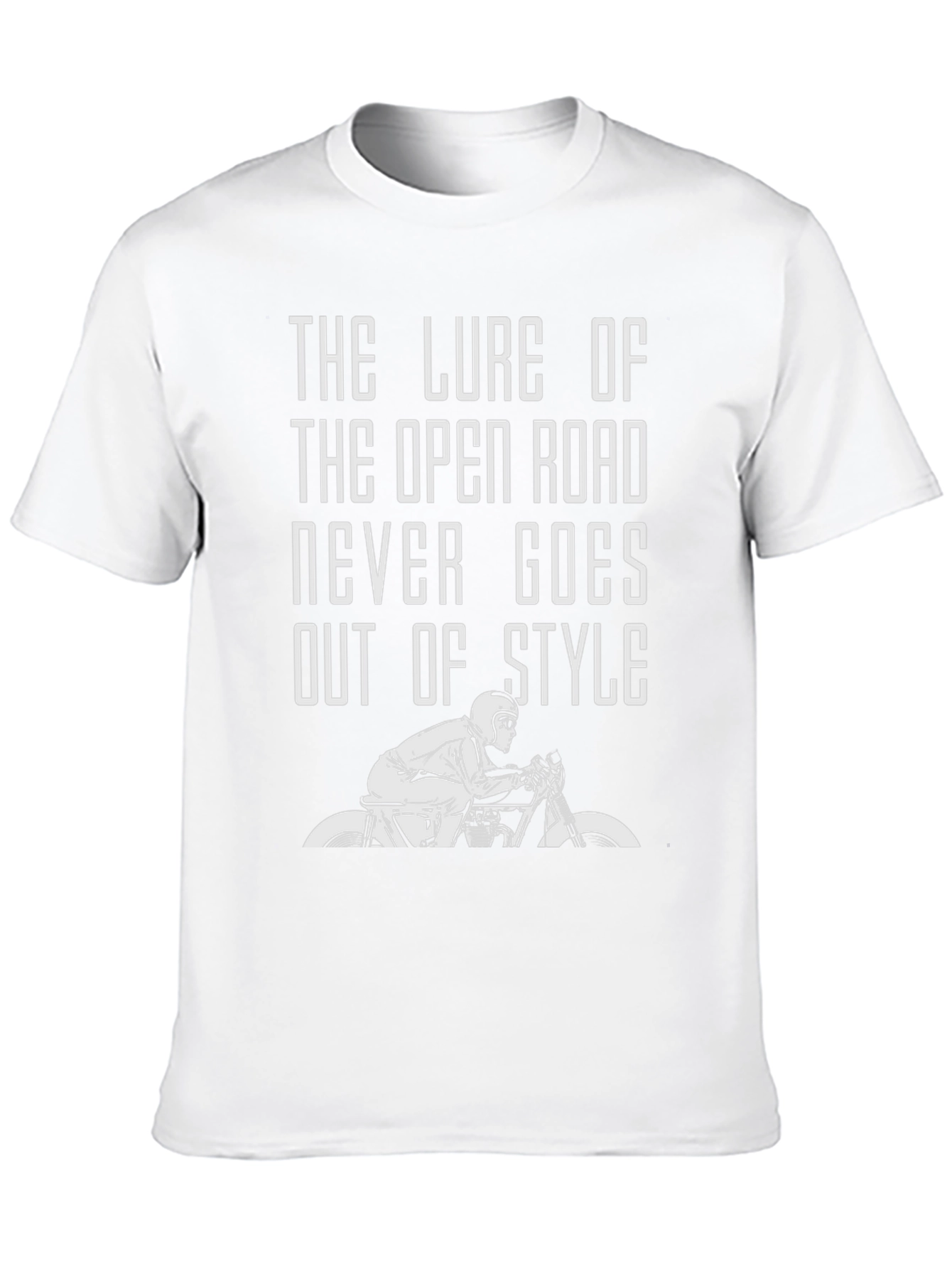 Open Road Motorcycle Graphic T-Shirt