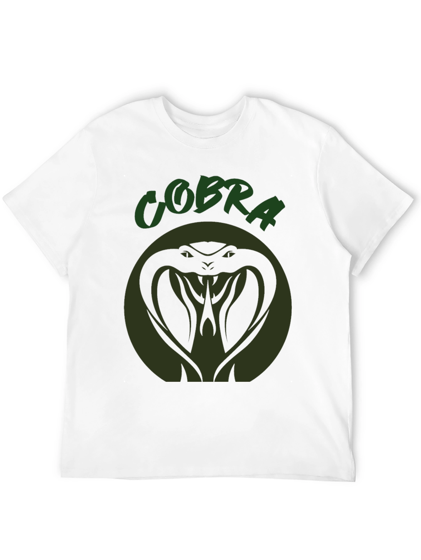 Cobra T-Shirt: Green Snake Graphic Tee