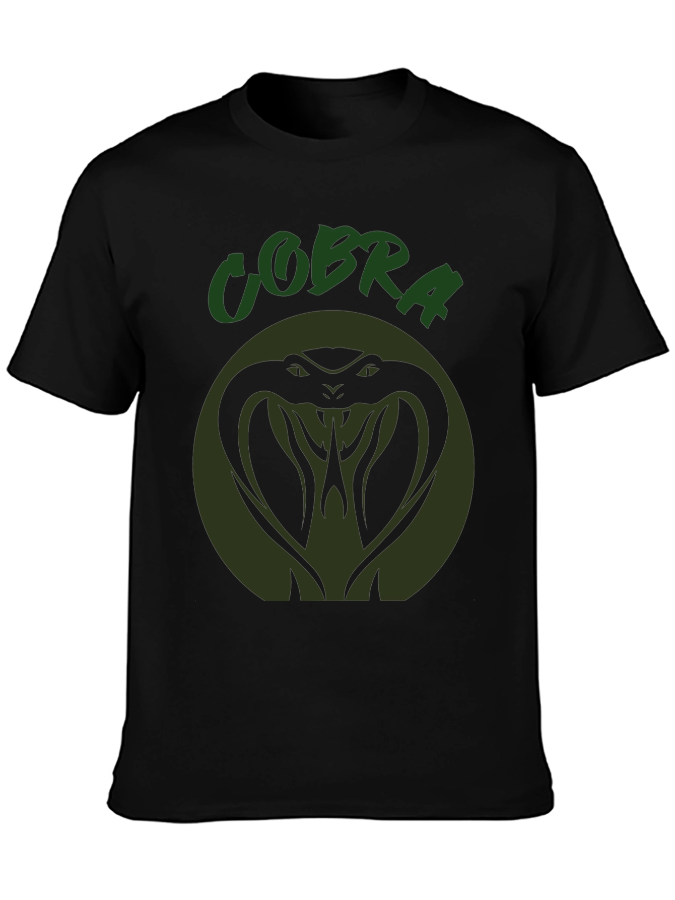 Cobra T-Shirt: Green Snake Graphic Tee