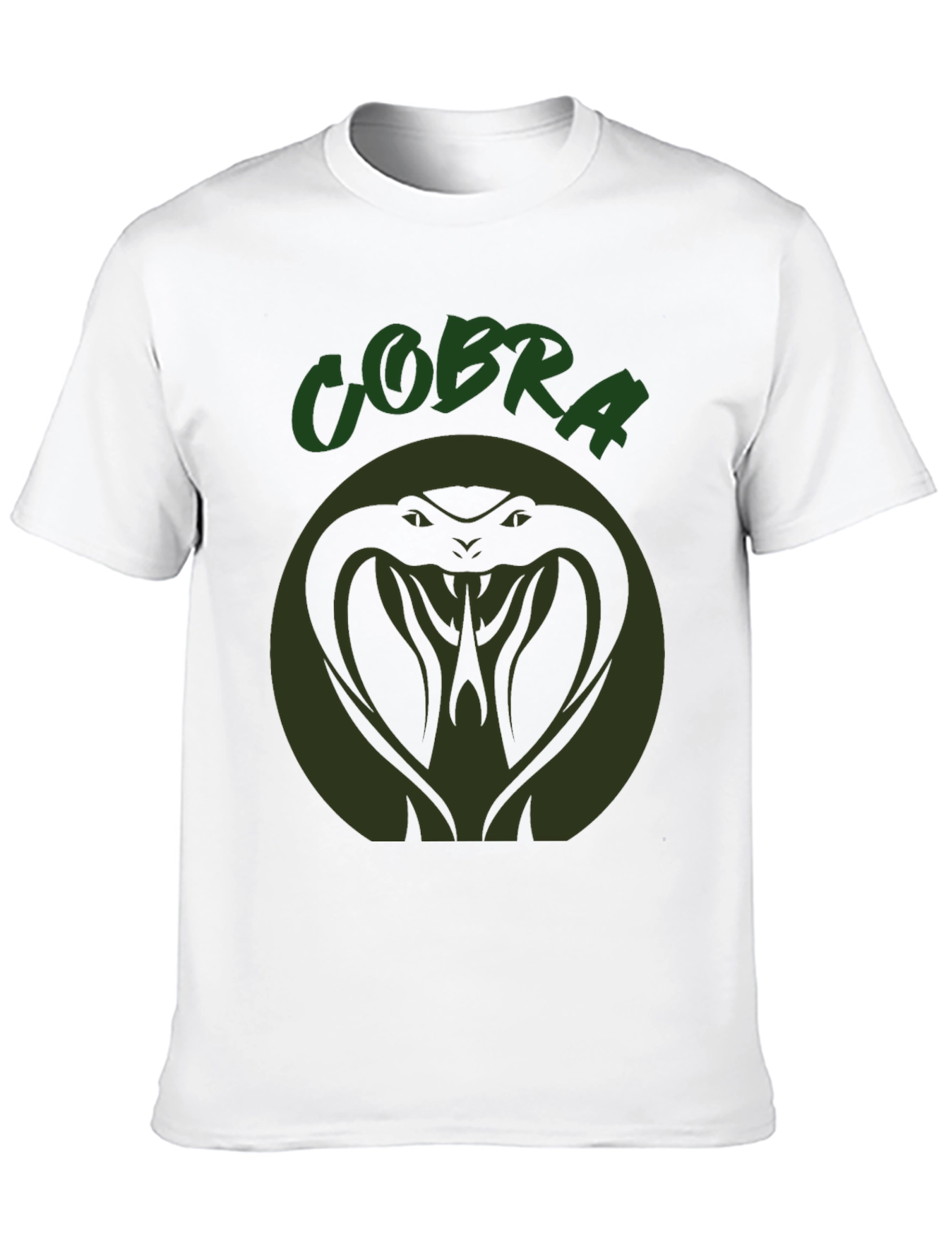 Cobra T-Shirt: Green Snake Graphic Tee
