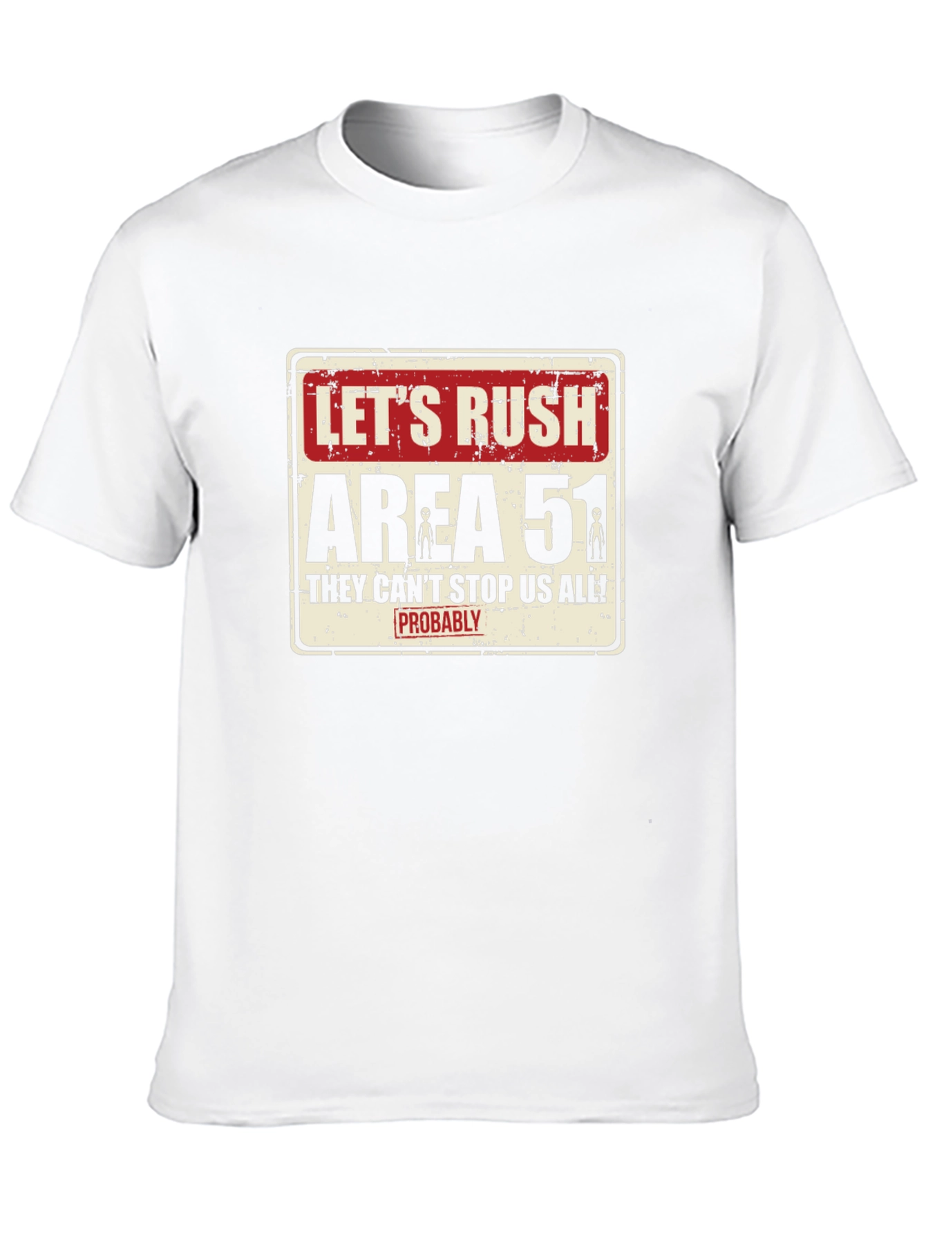 Lets Rush Area 51 Black T-Shirt