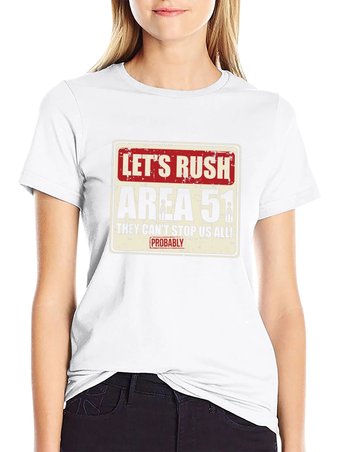 Lets Rush Area 51 Black T-Shirt