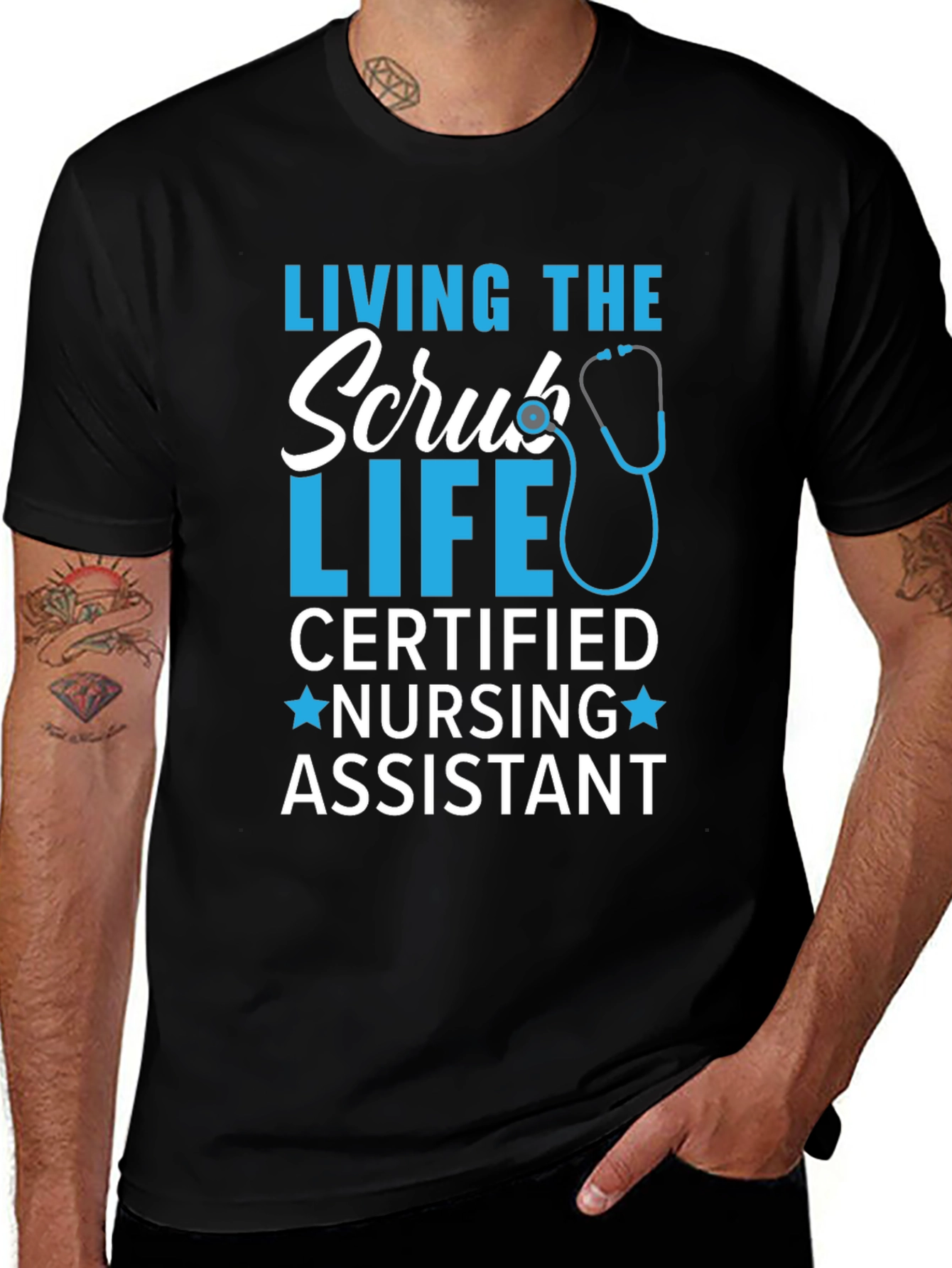 Living the Scrub Life Nursing Assistant T-Shirt