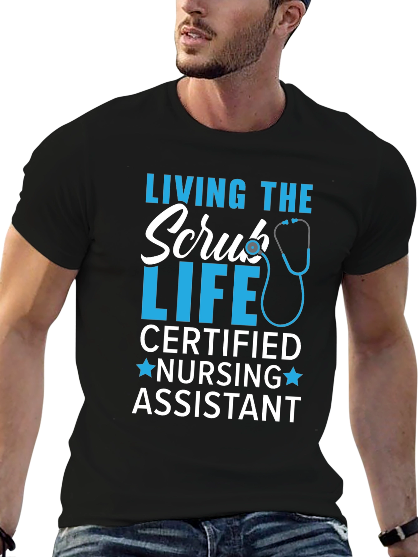 Living the Scrub Life Nursing Assistant T-Shirt