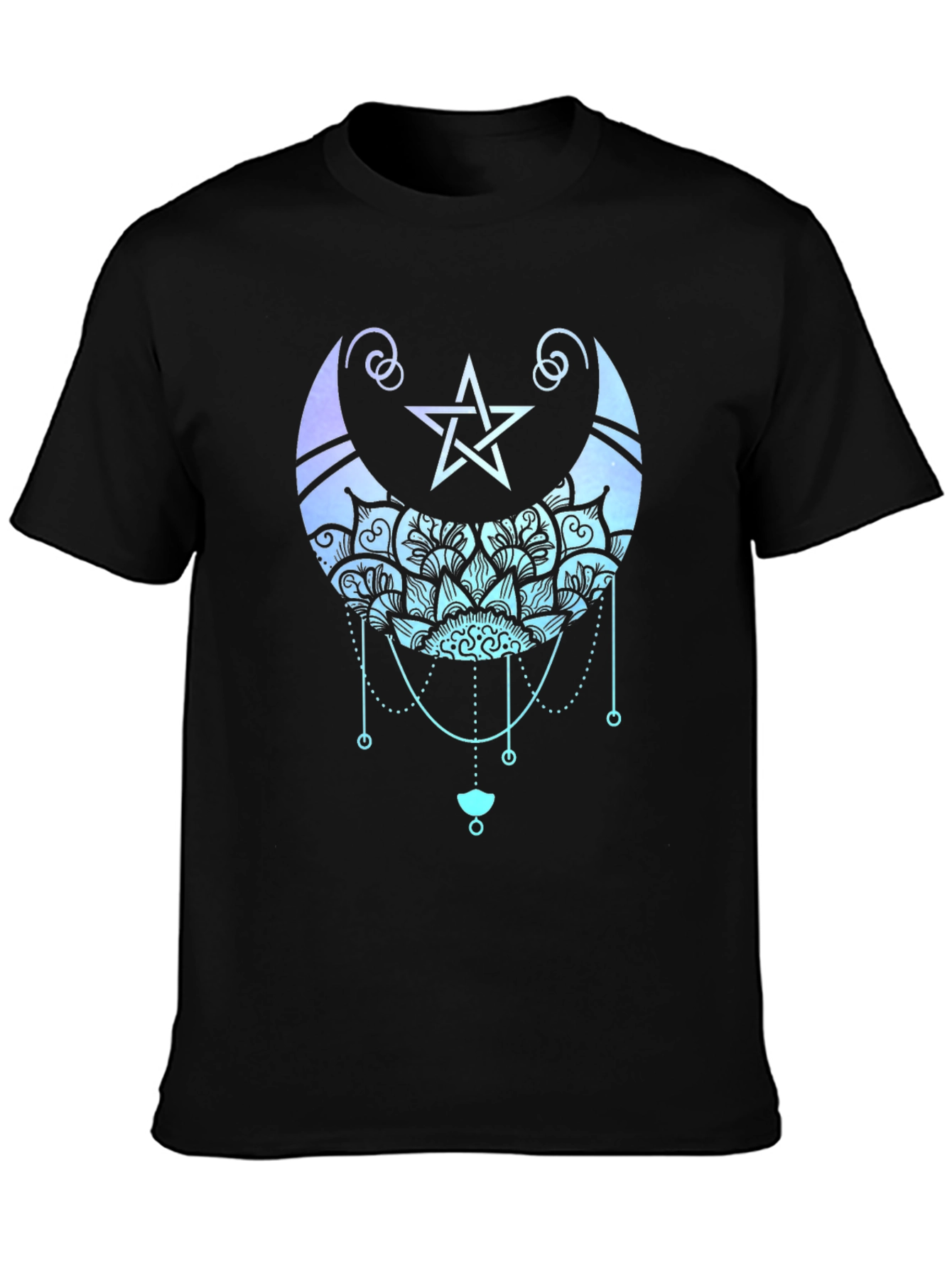 Mystic Moon Mandala Graphic Tee