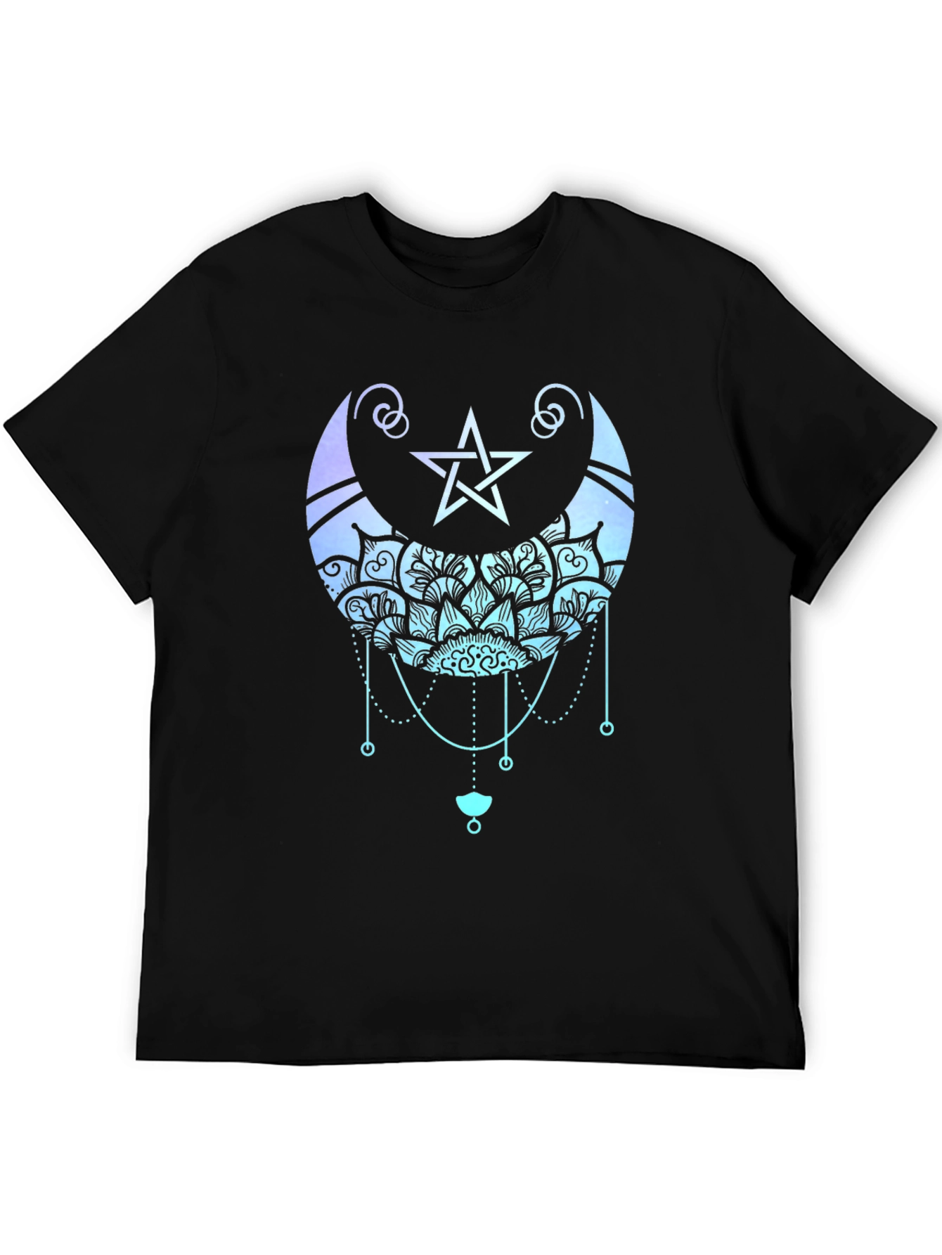 Mystic Moon Mandala Graphic Tee